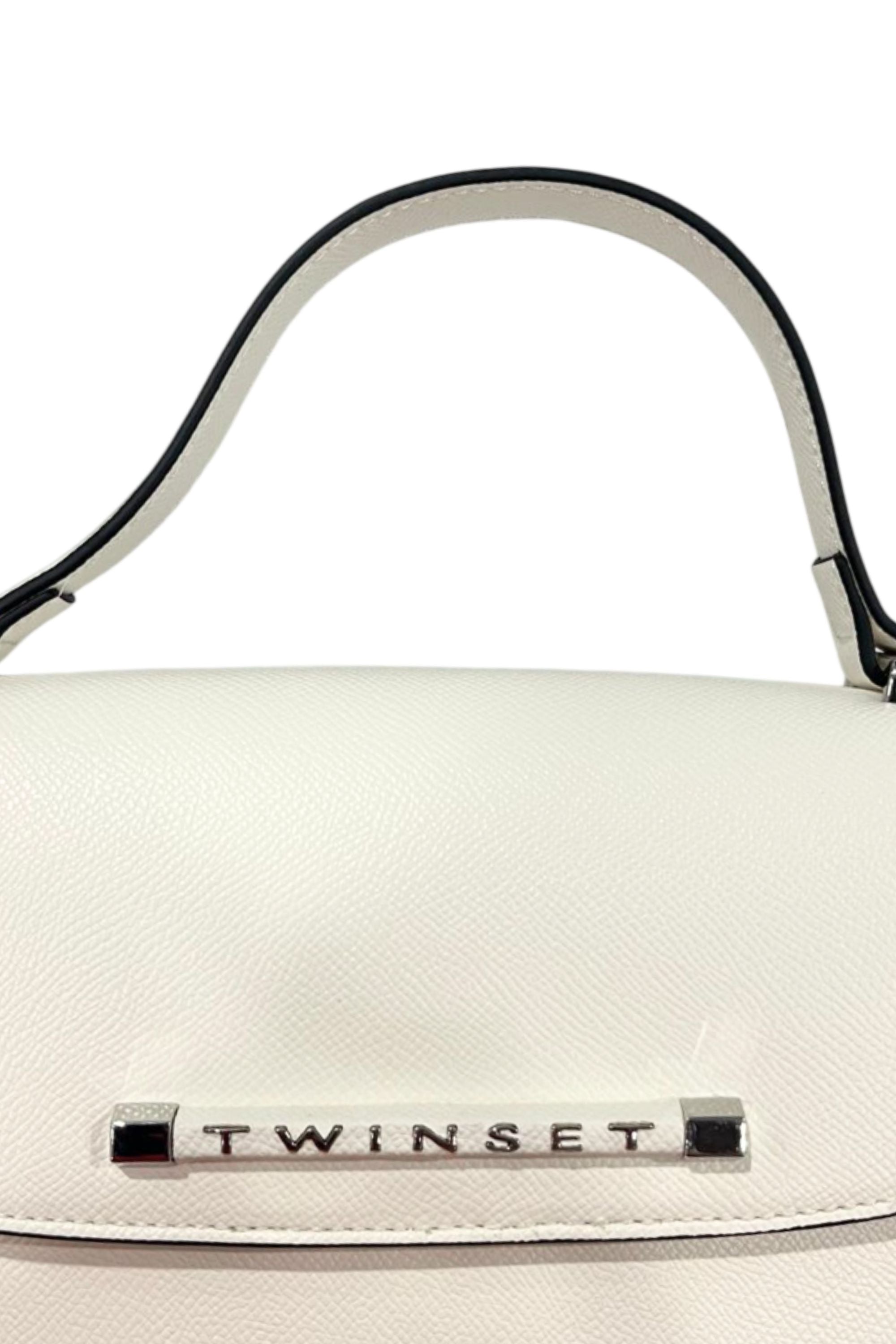 Twinset Mini Sac à Main Blanc
