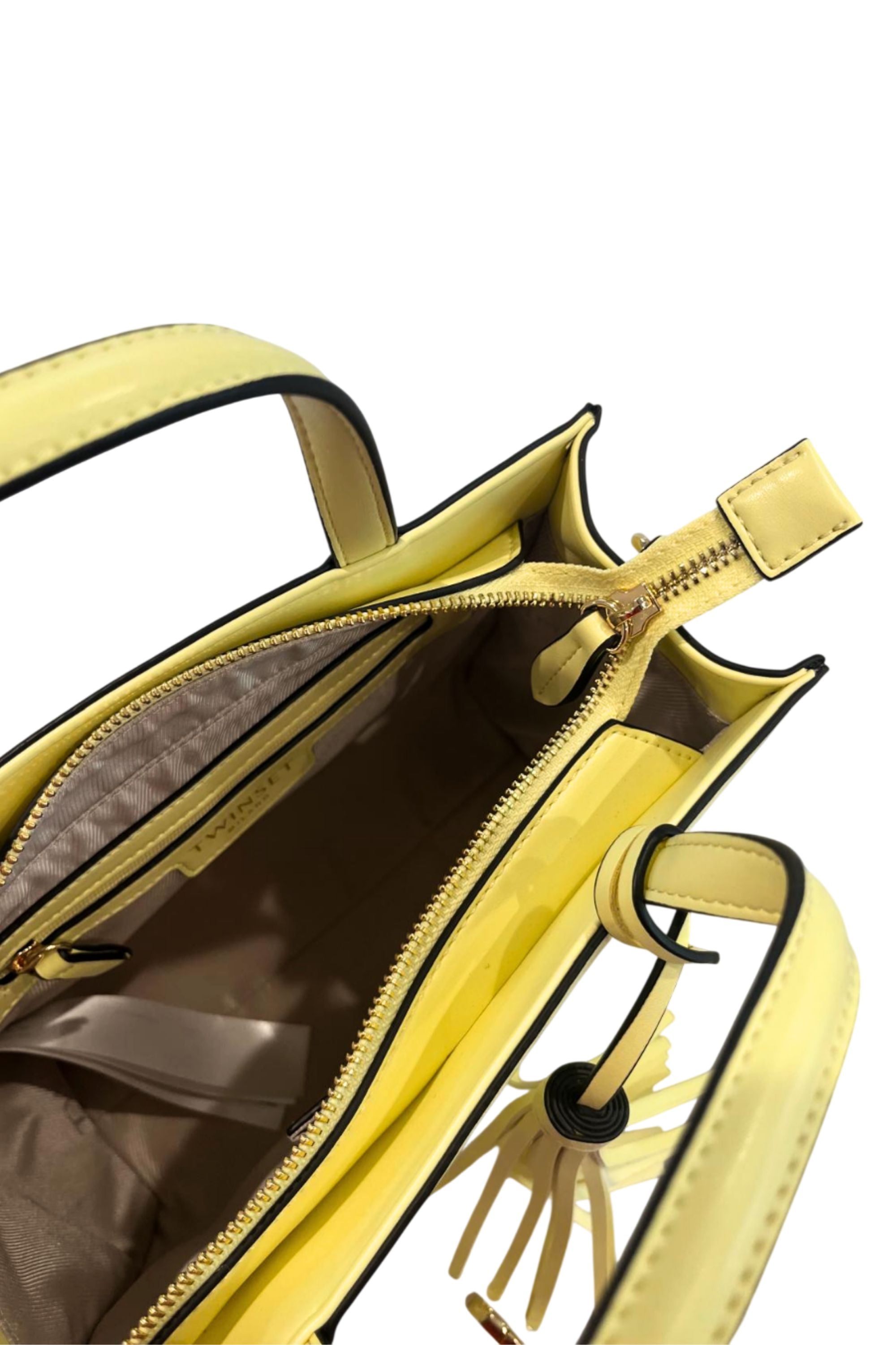 Twinset Sac à Main Jaune