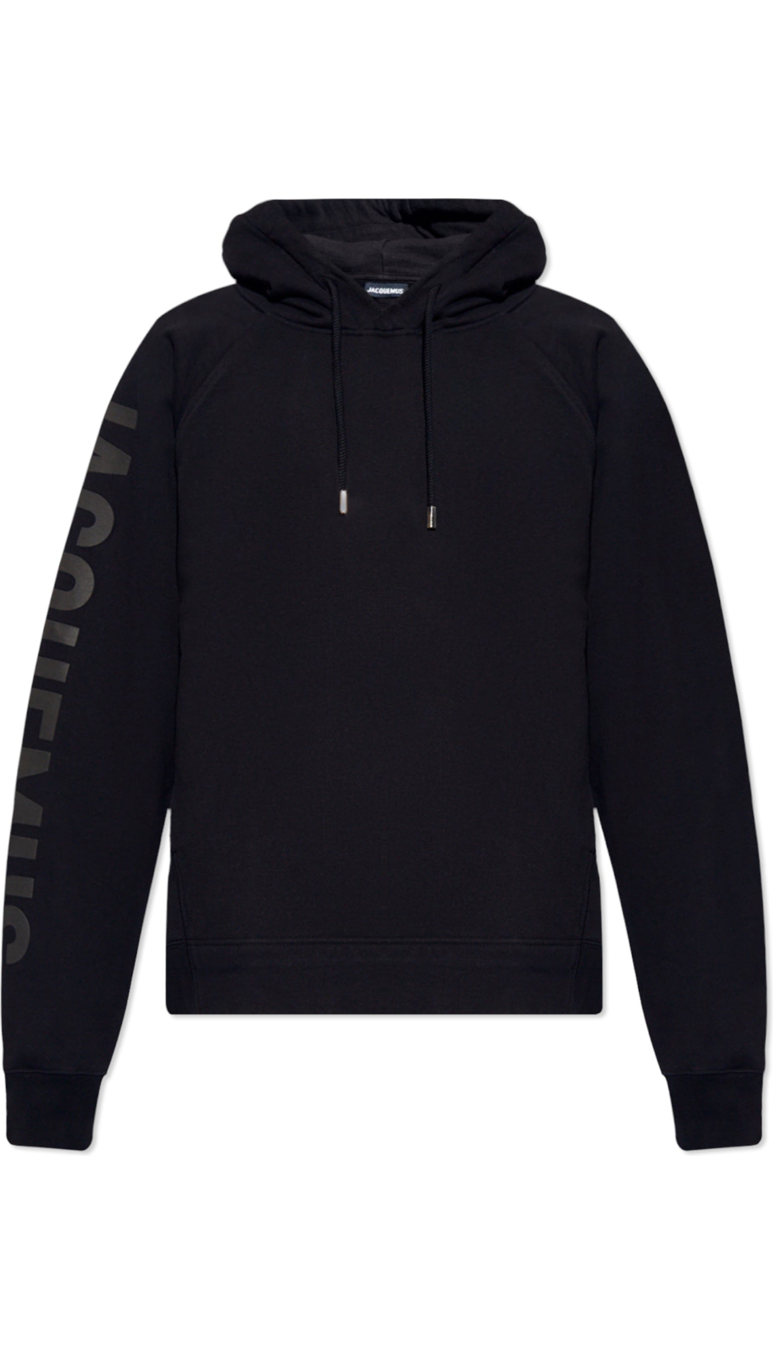 Jacquemus unisex black typo hoodie