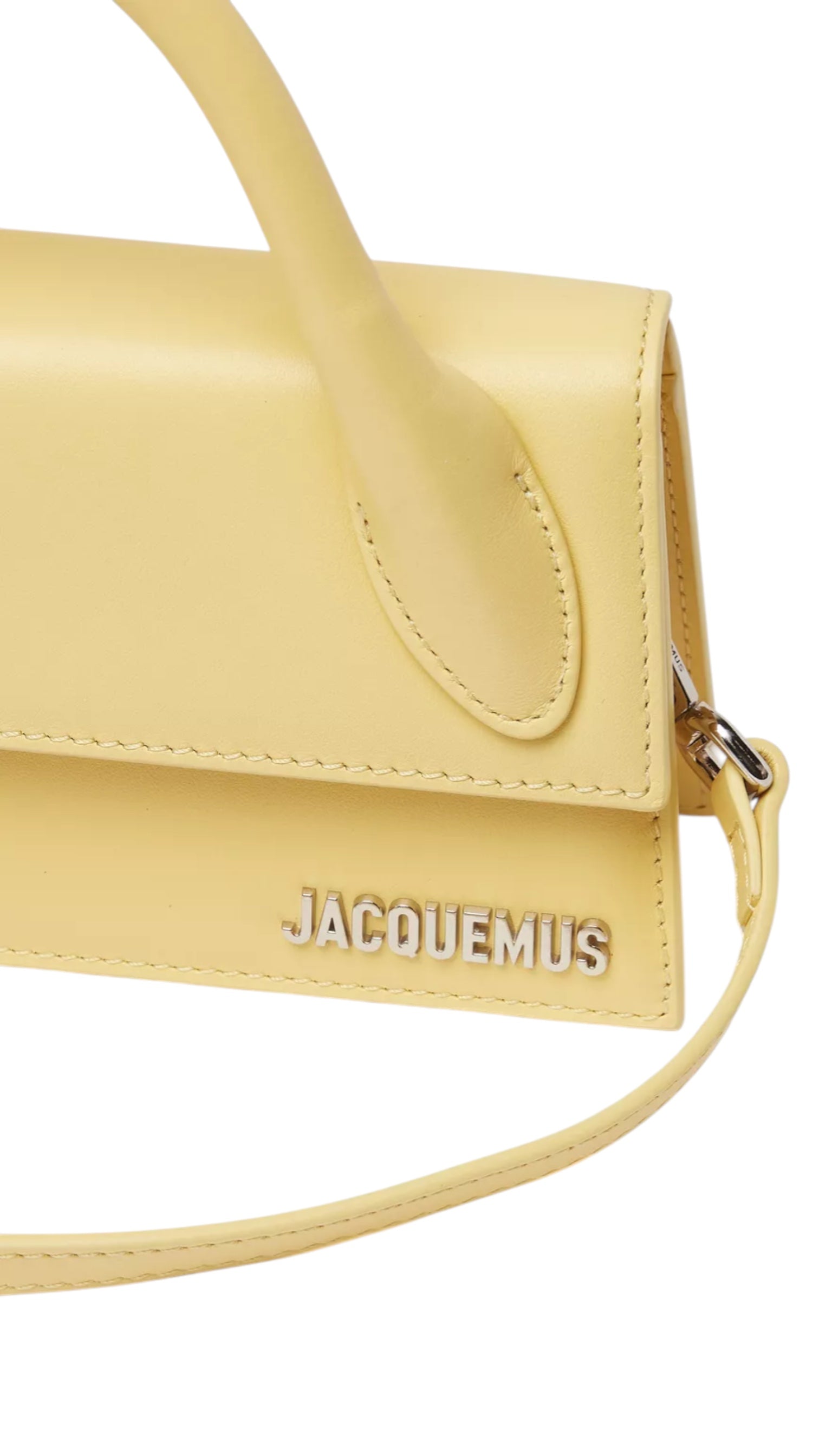 Leather handbag Le Grand Bambino Dark Yellow JACQUEMUS