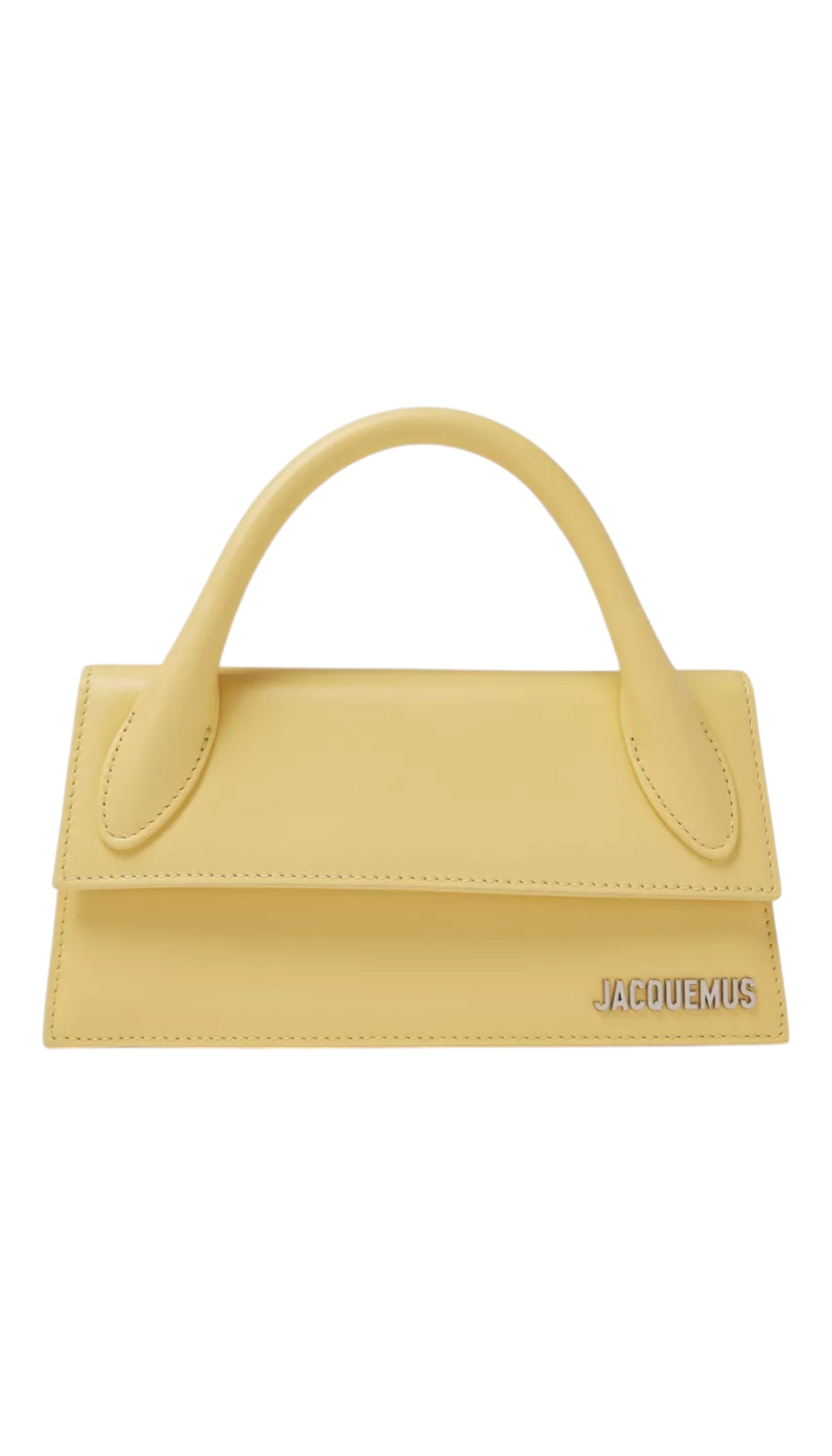 Leather handbag Le Grand Bambino Dark Yellow JACQUEMUS