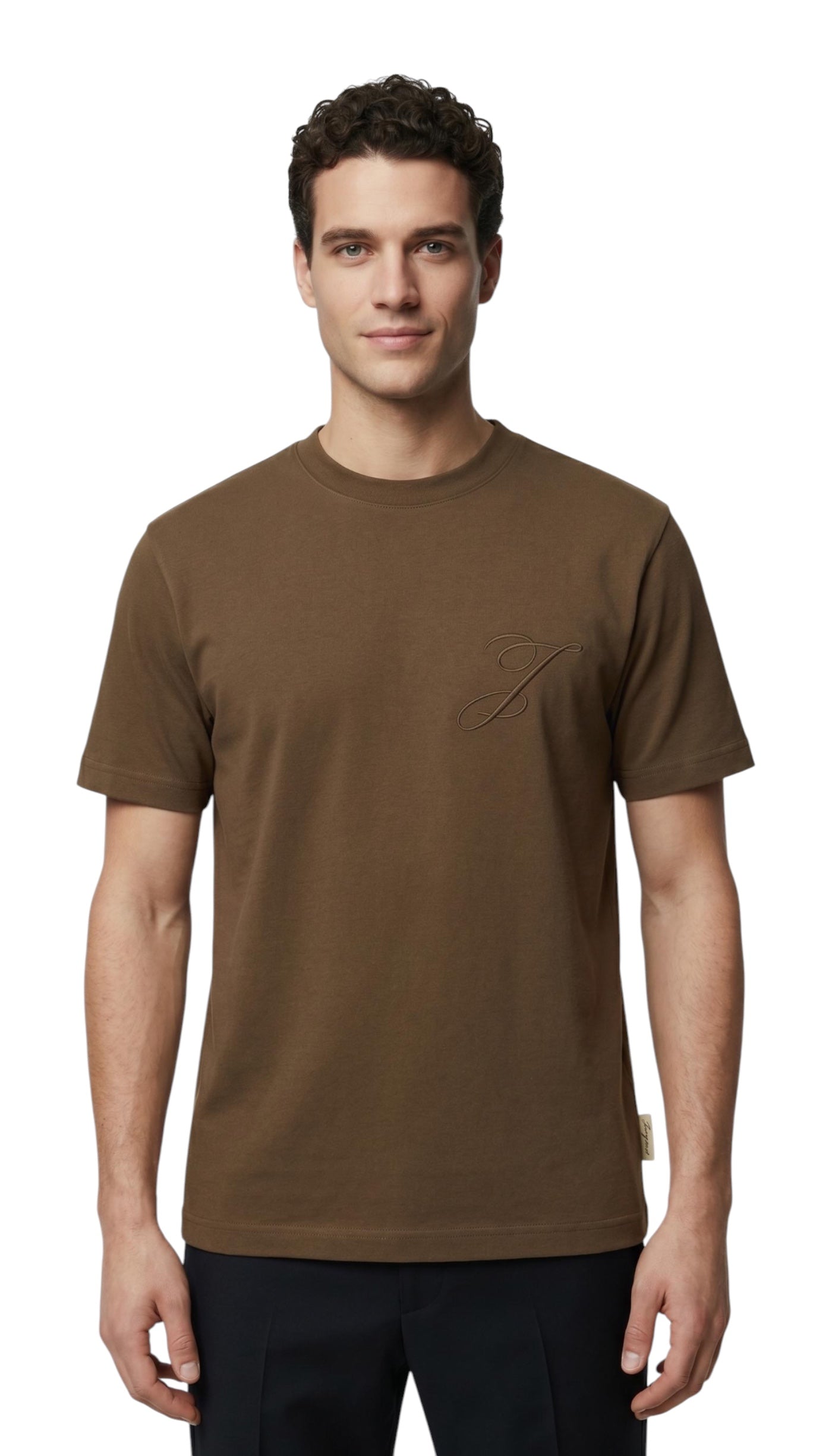 T-Shirt unisexe Logo Jacquemus Khaki