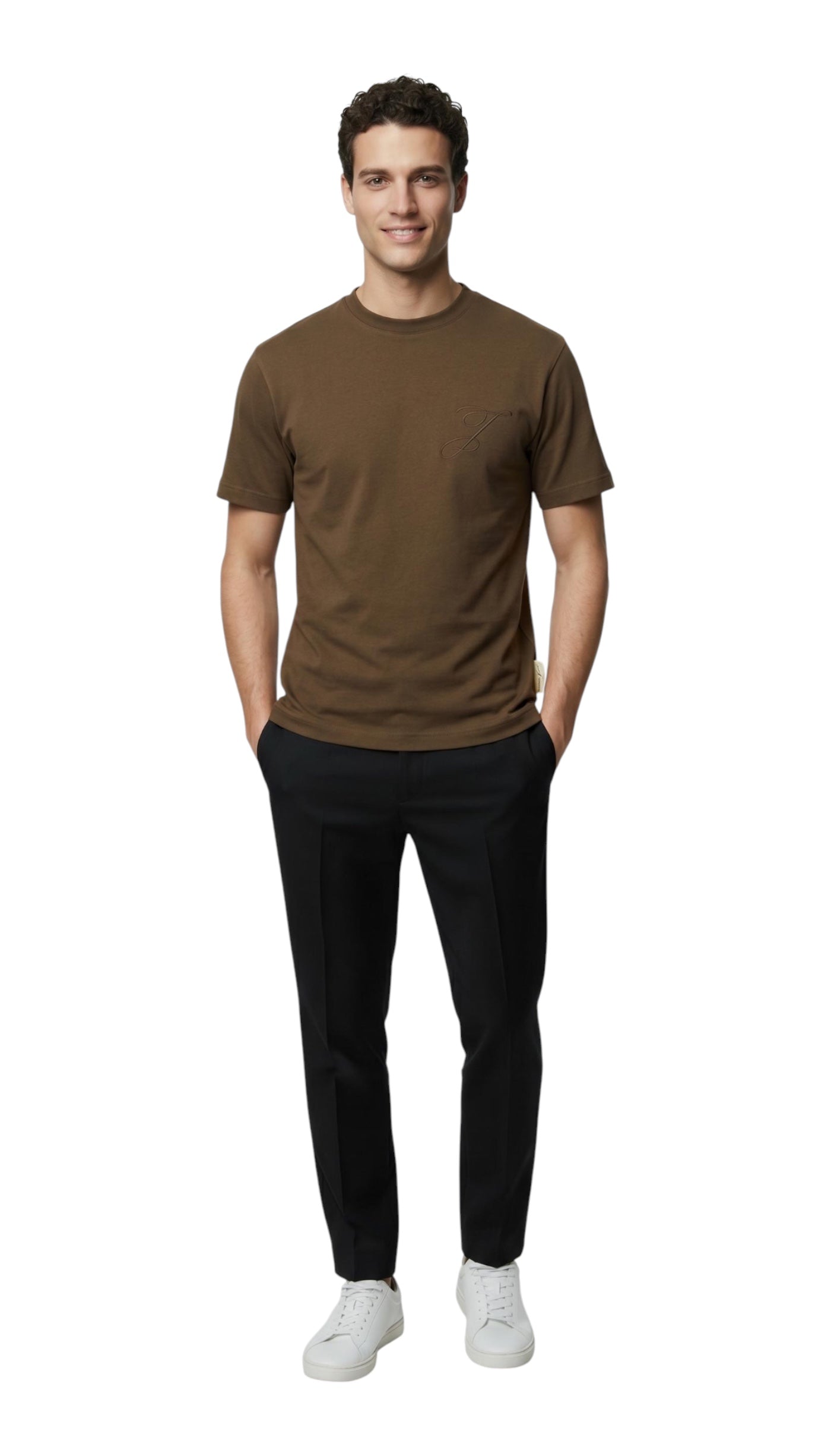 T-Shirt unisexe Logo Jacquemus Khaki