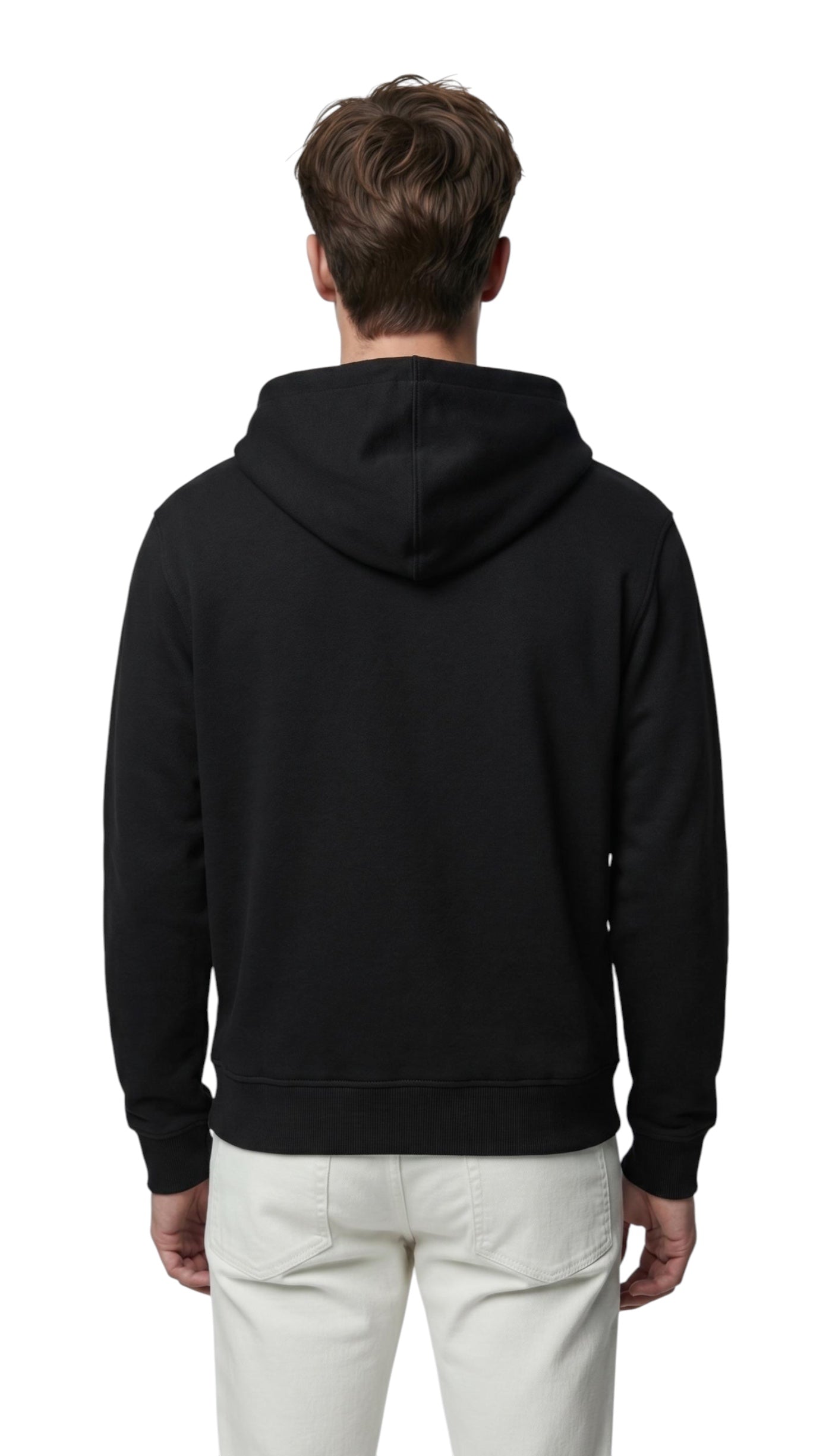 Hoodie Zippé Ami de coeur  noir