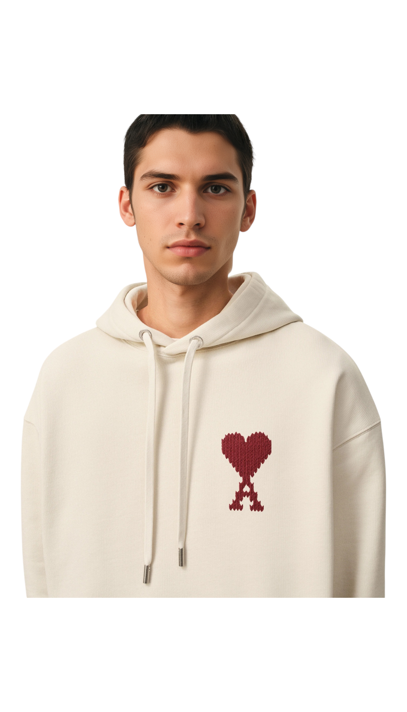 Hoodie  unisexe lune soleil  Ami Beige