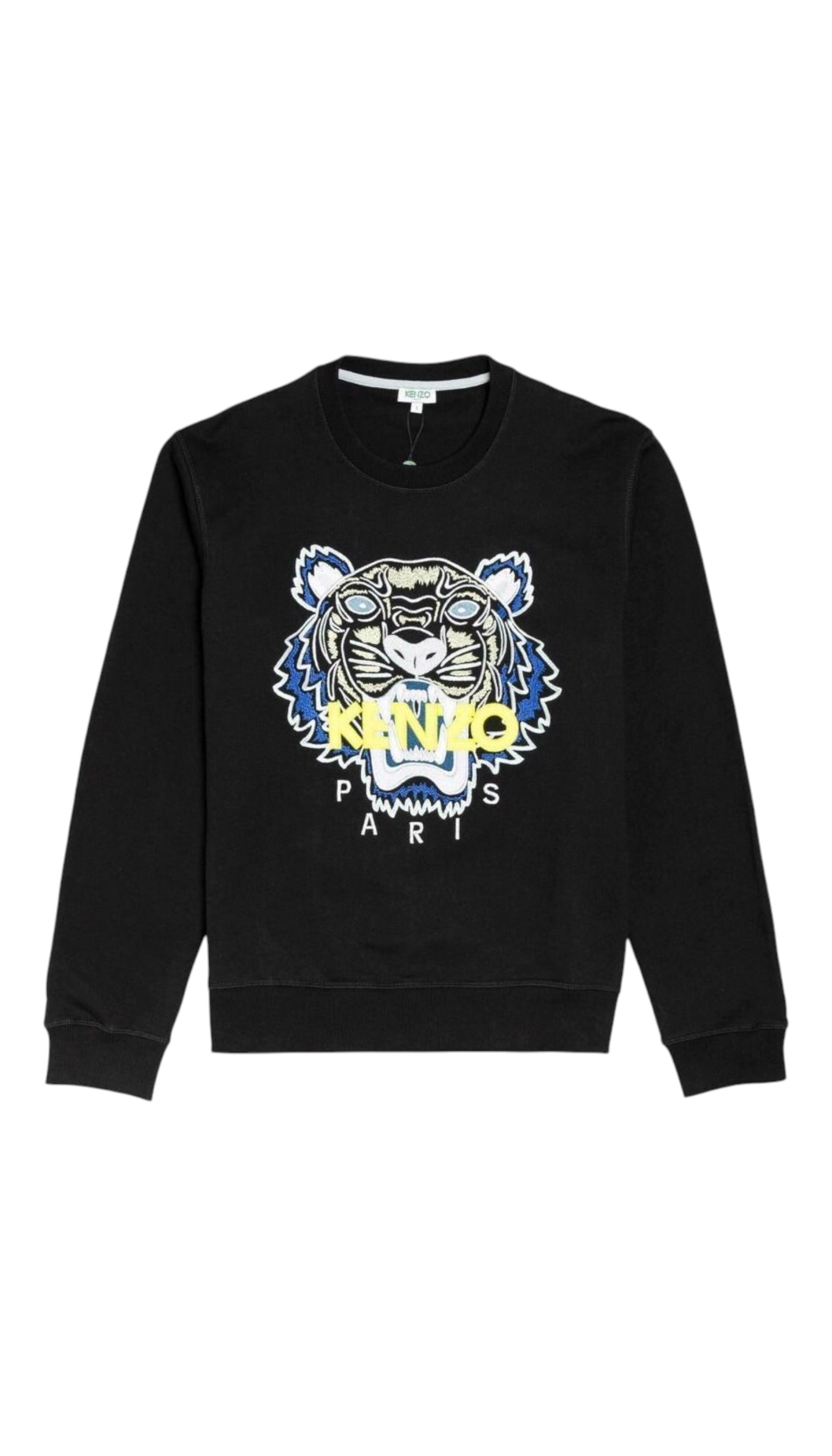 Sweatshirt homme Kenzo Tiger classic noir/jaune