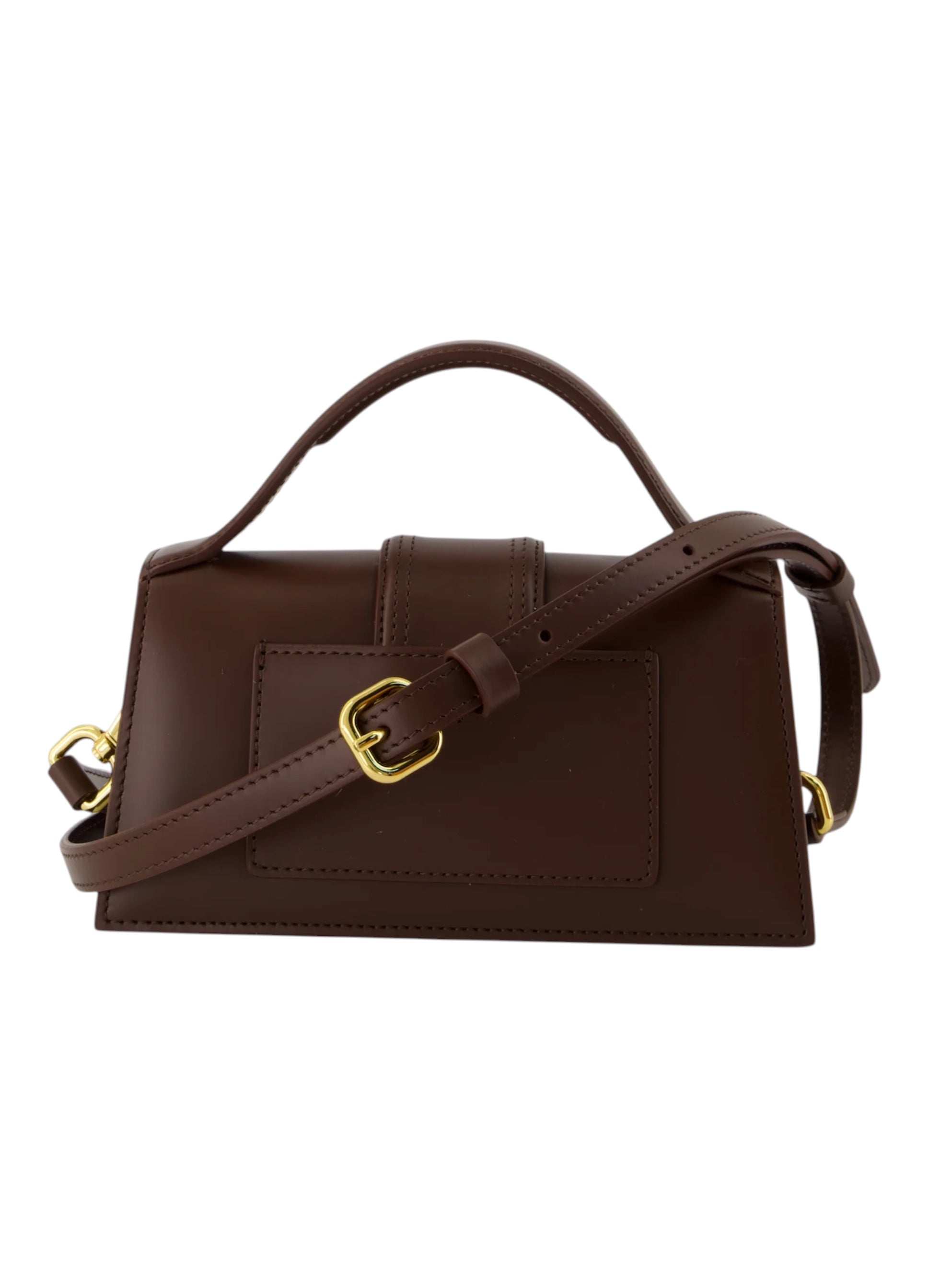 Brown leather Le Bambino handbag JACQUEMUS