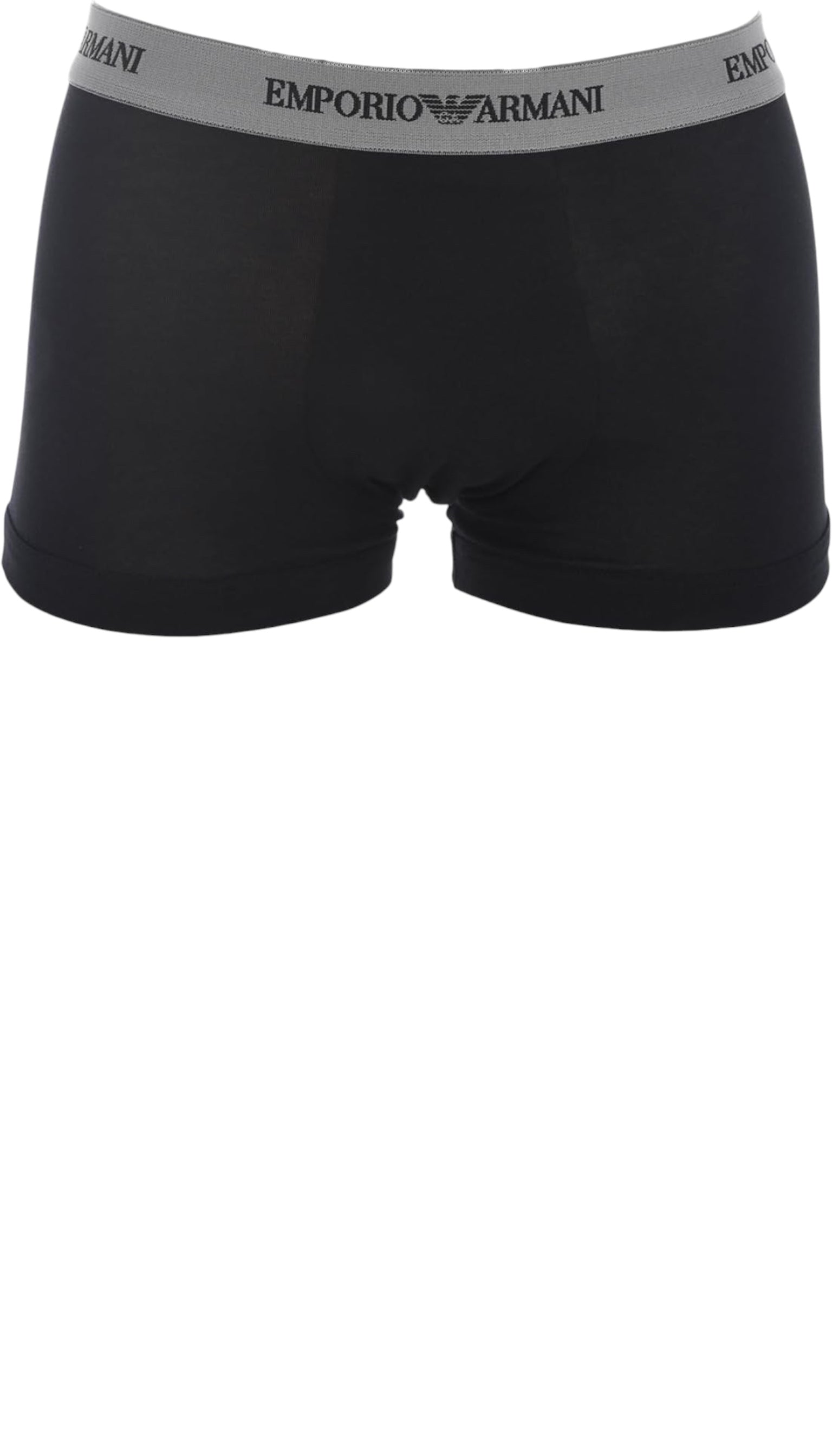 3 boxeri Emporio Armani, negru, gri, alb