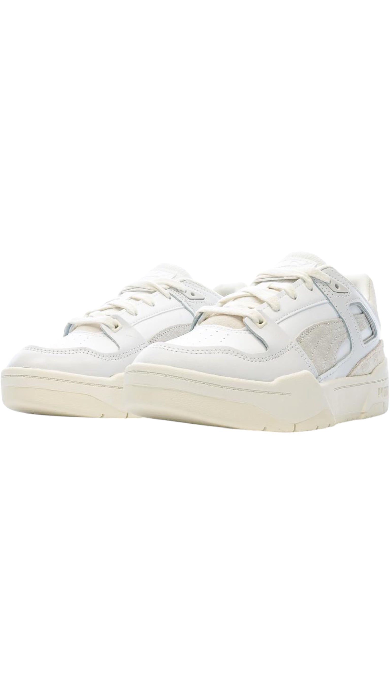 Women's White/Beige Slipstream Thrifted Puma Sneakers