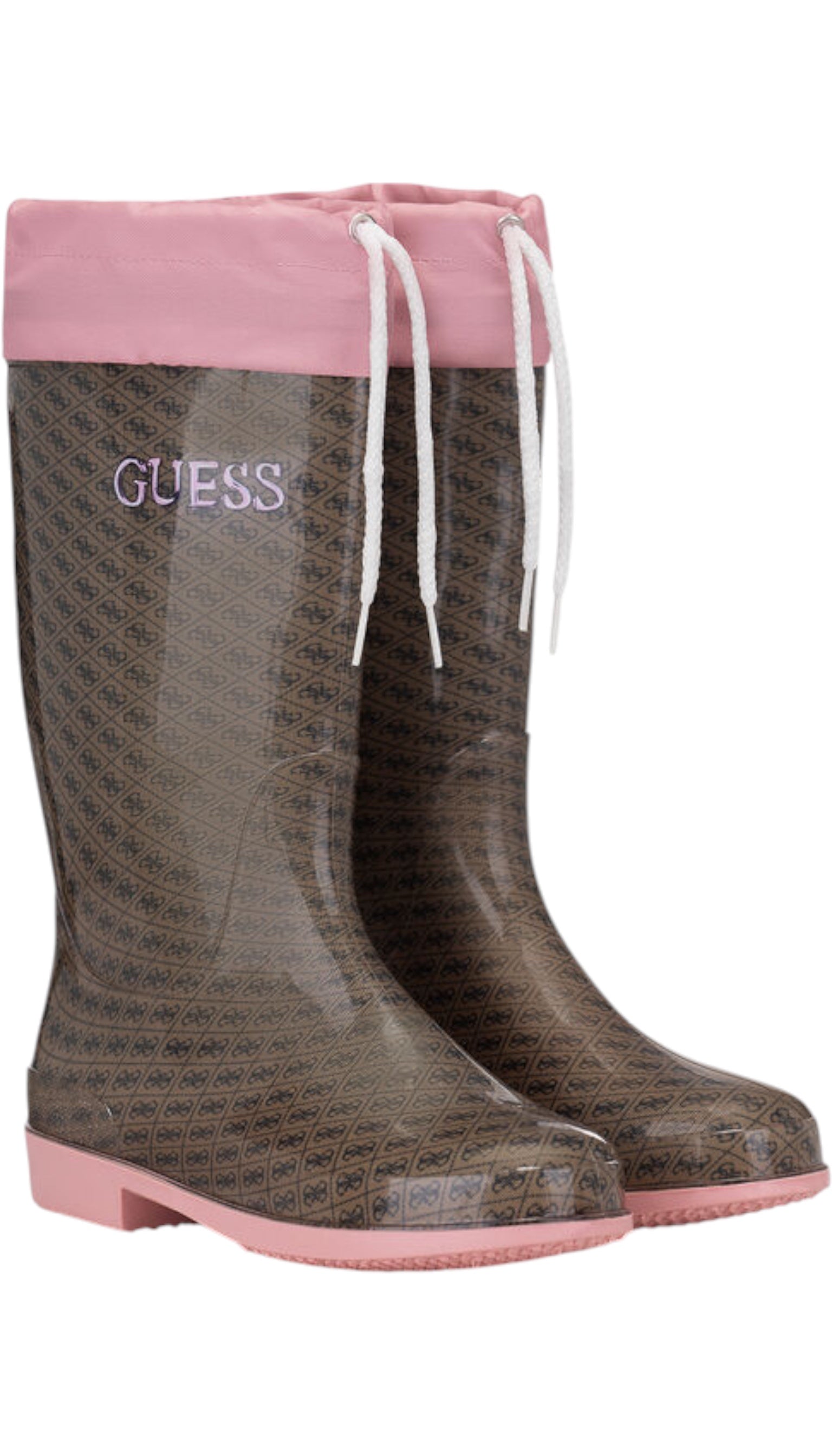 Botte de pluie fille Guess Kaki/Rose