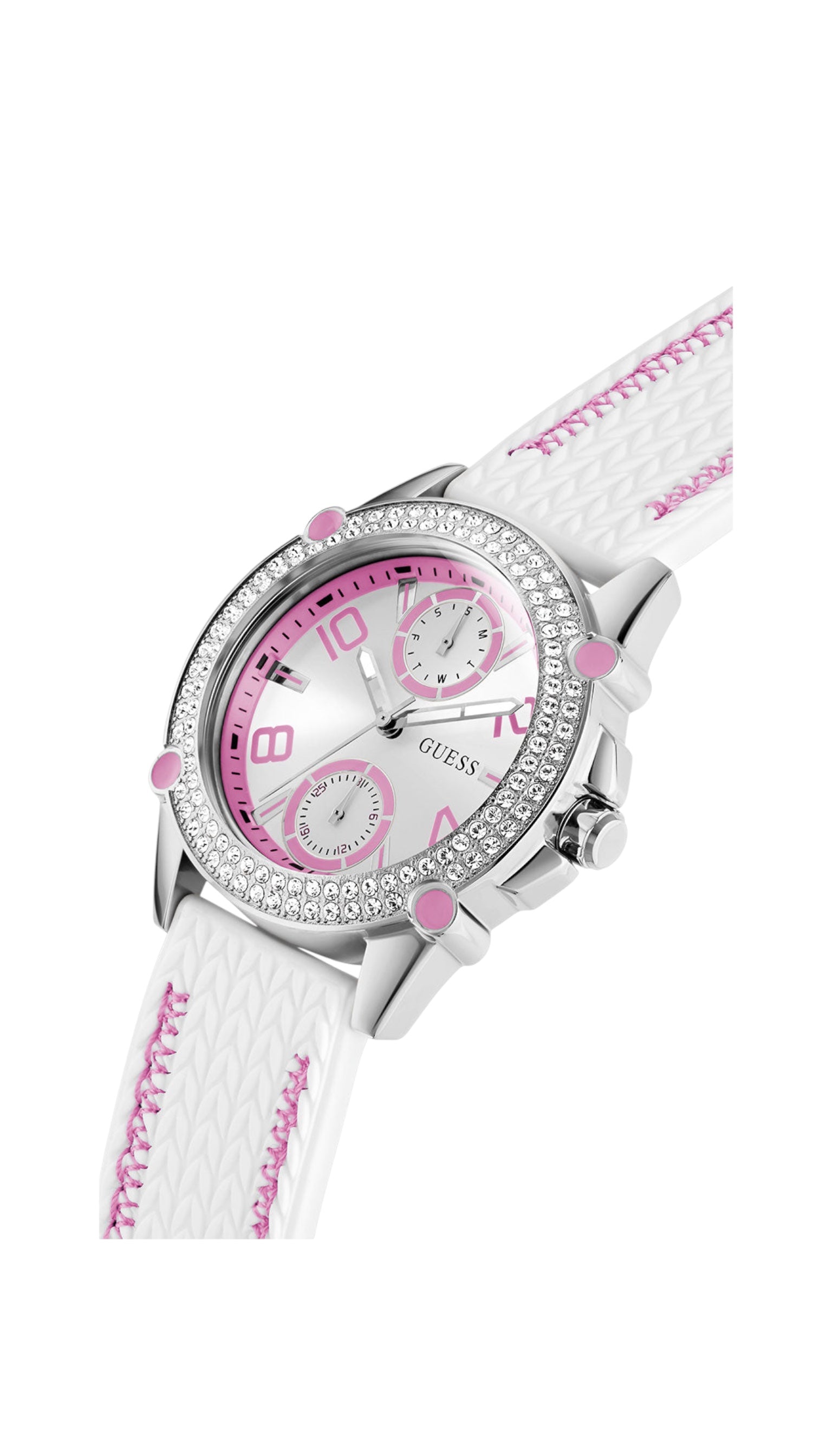 Montre Femme Guess GW0554L1 Blanc/Rose