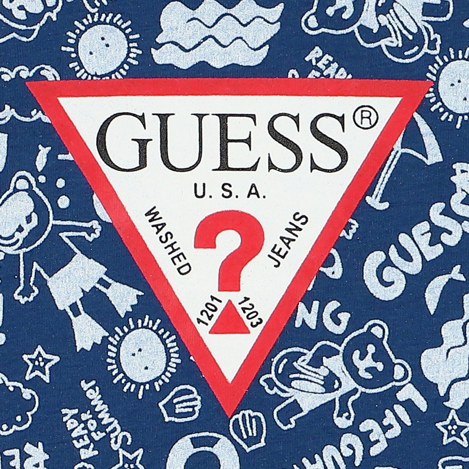 Guess baby romper, blue