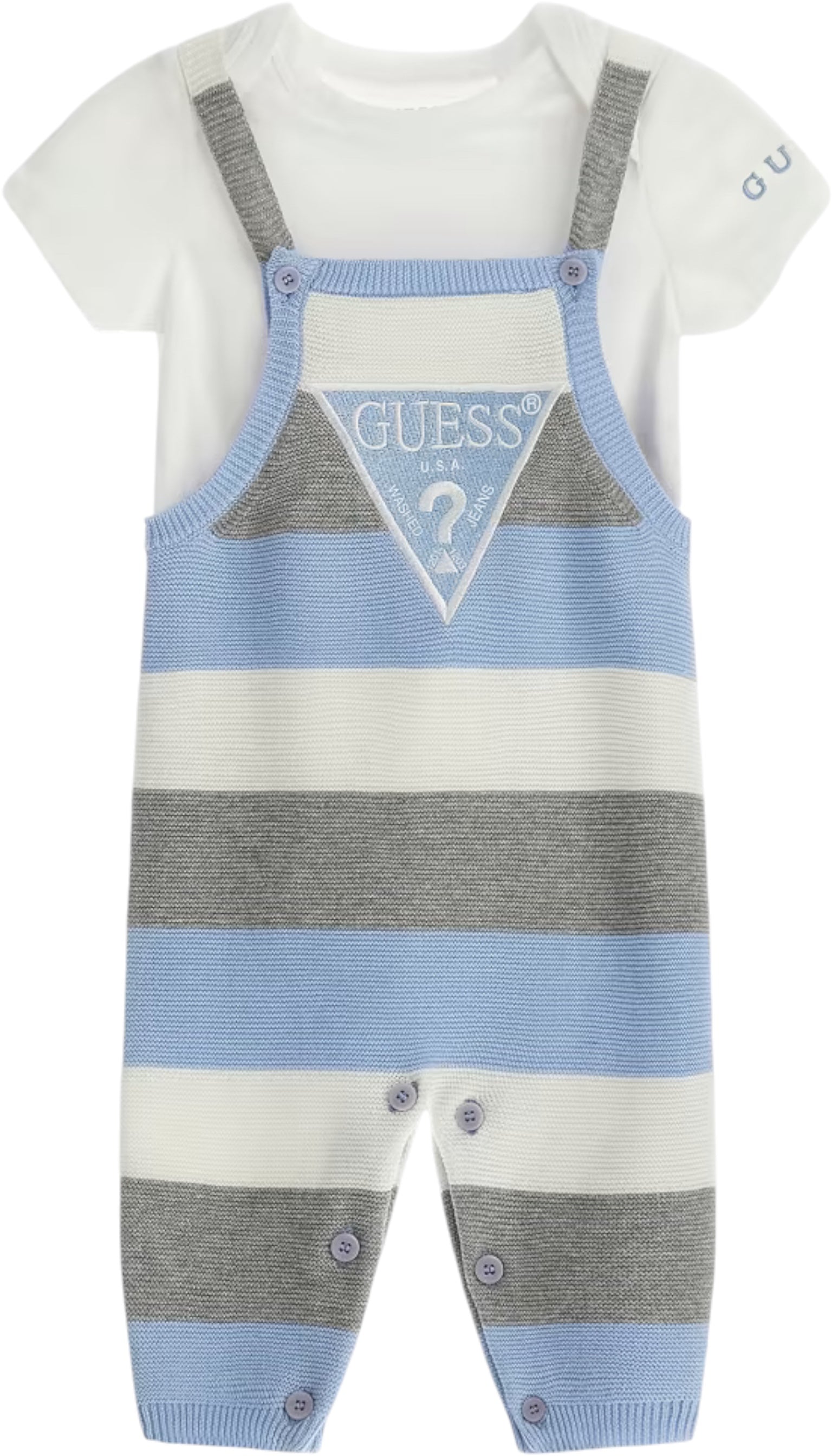 Ensemble Salopette Guess Bébé Rayée