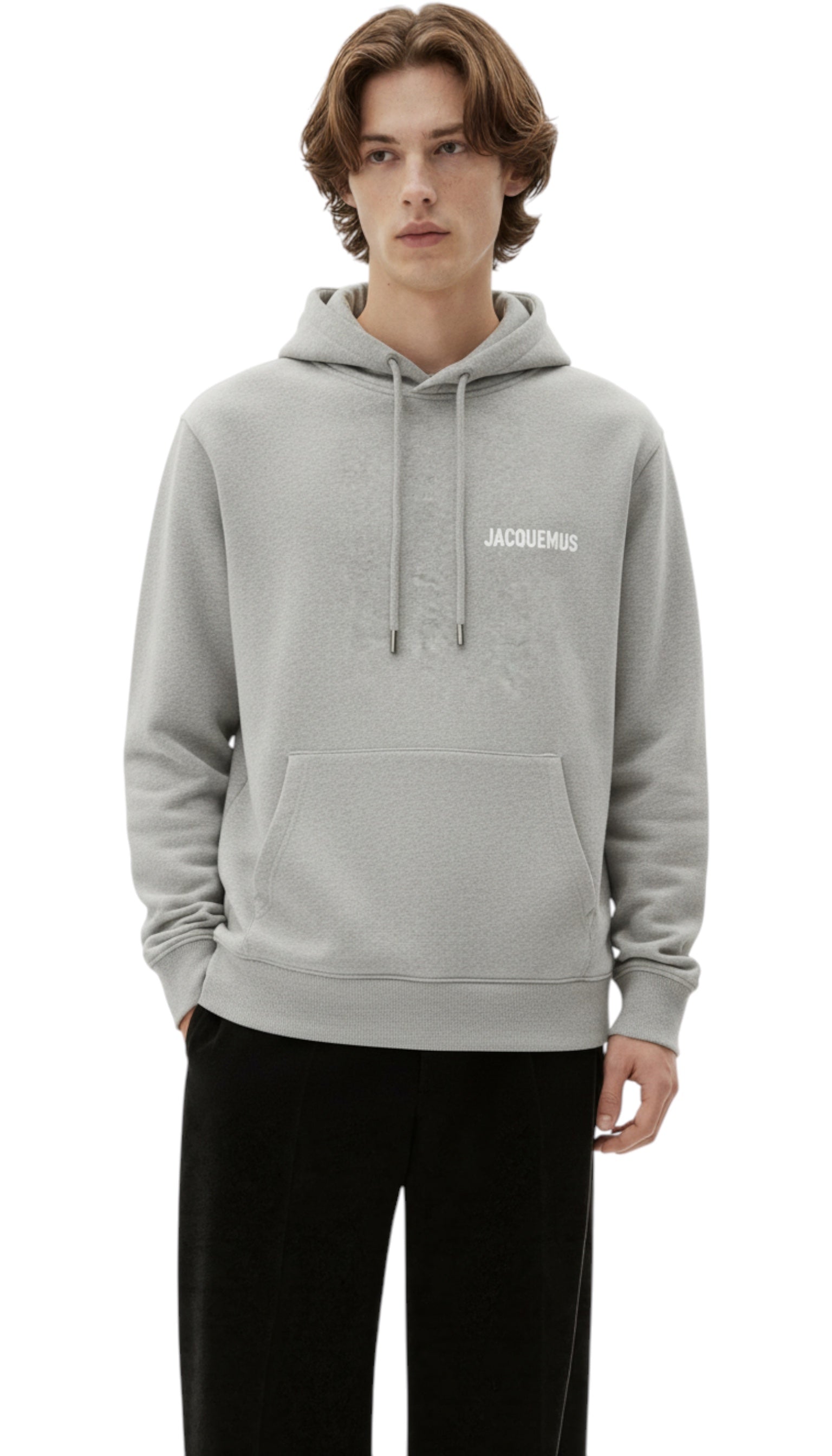 Jacquemus unisex grey hoodie