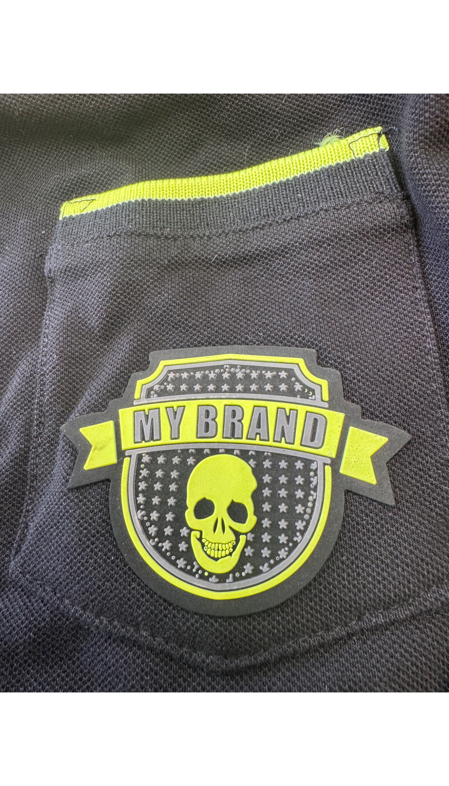 Boys' long-sleeved black Skull T-shirt by My Brand