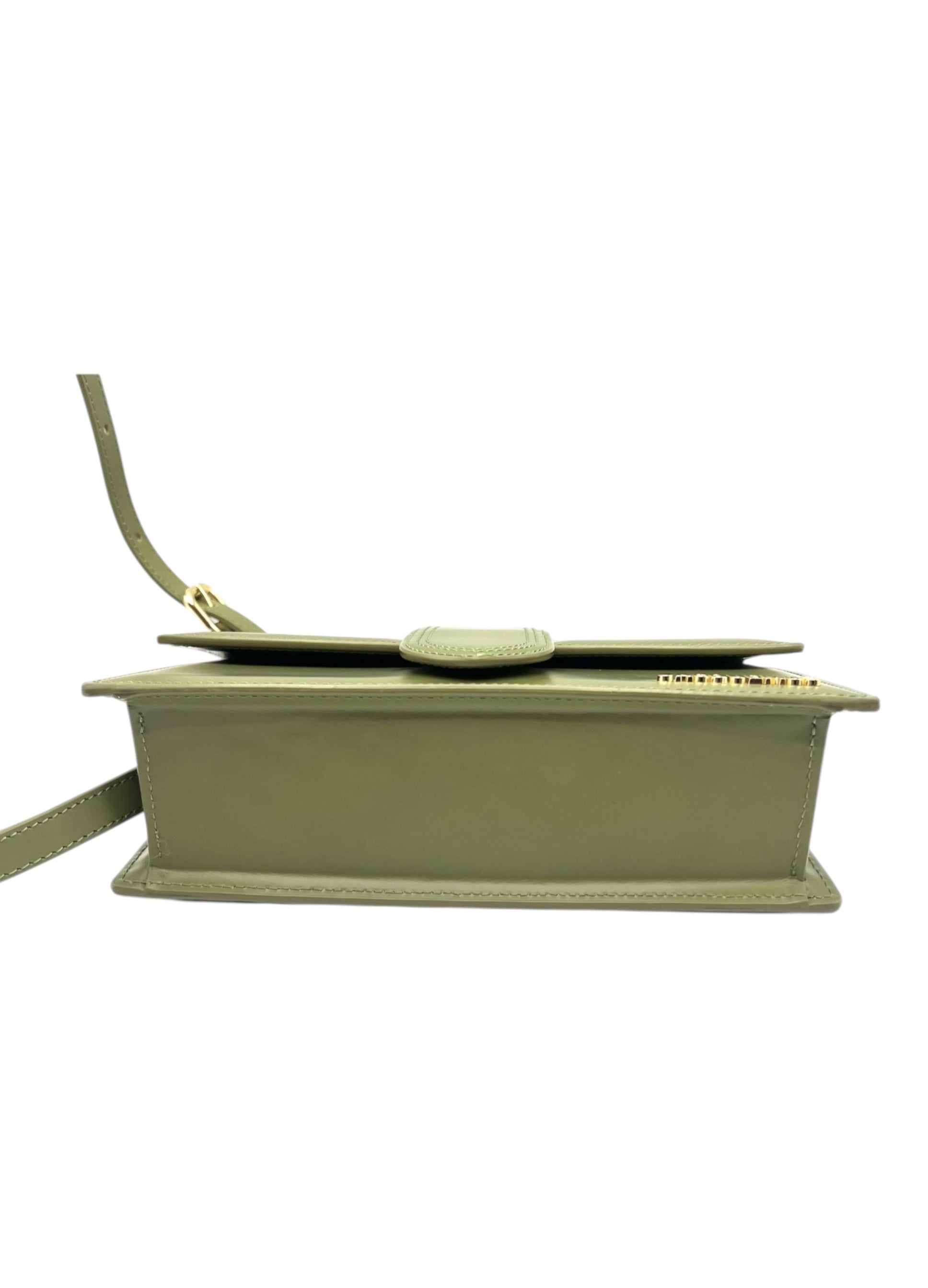 Geantă de mână din piele Le Grand Bambino Olive JACQUEMUS