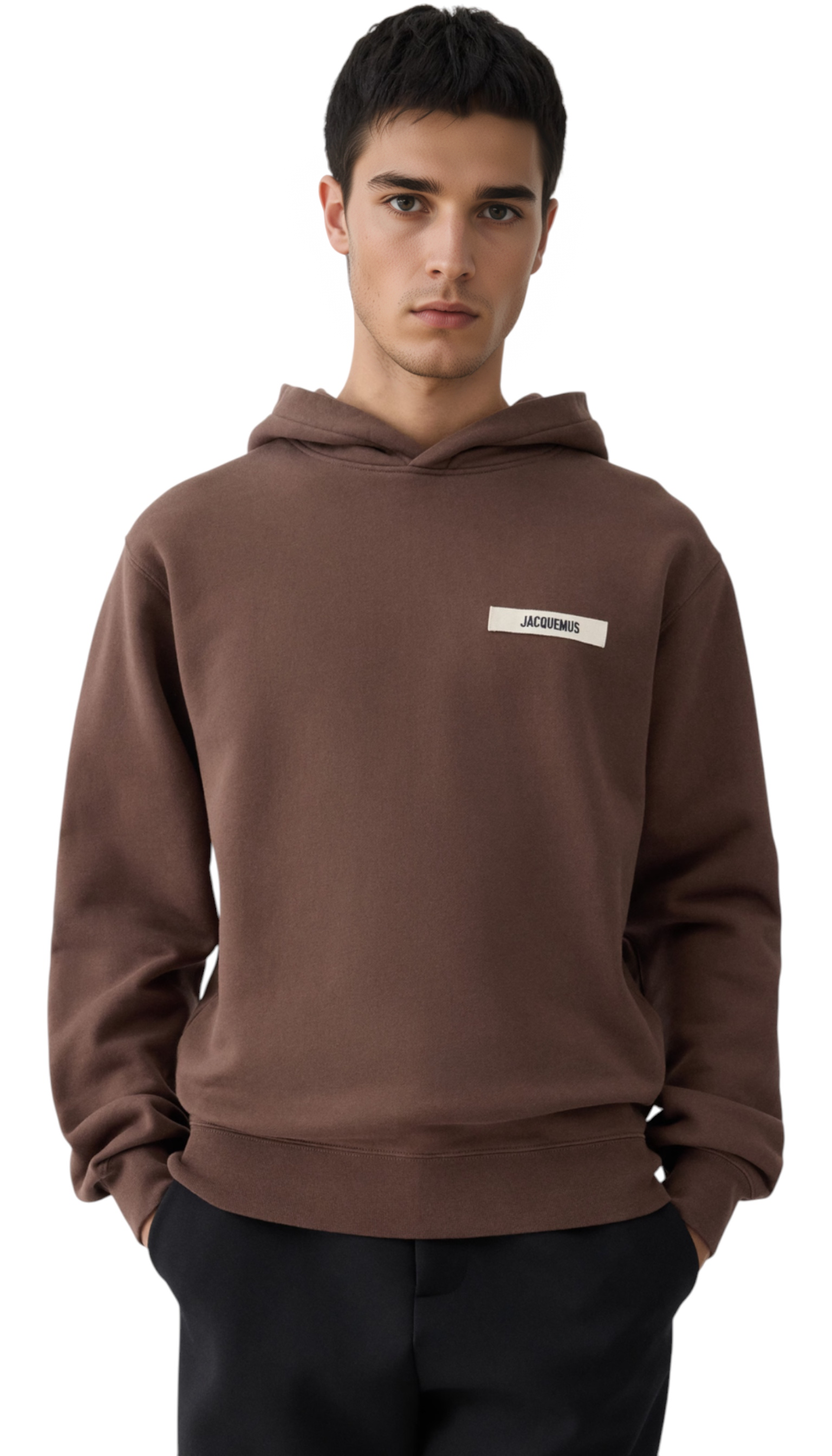 Hoodie unisexe Jacquemus  Gros Grain dark brown