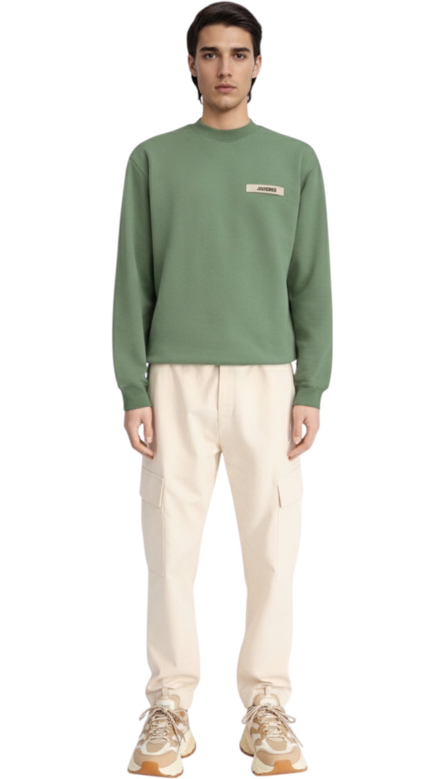 Sweatshirt unisexe Jacquemus  Gros Grain light green