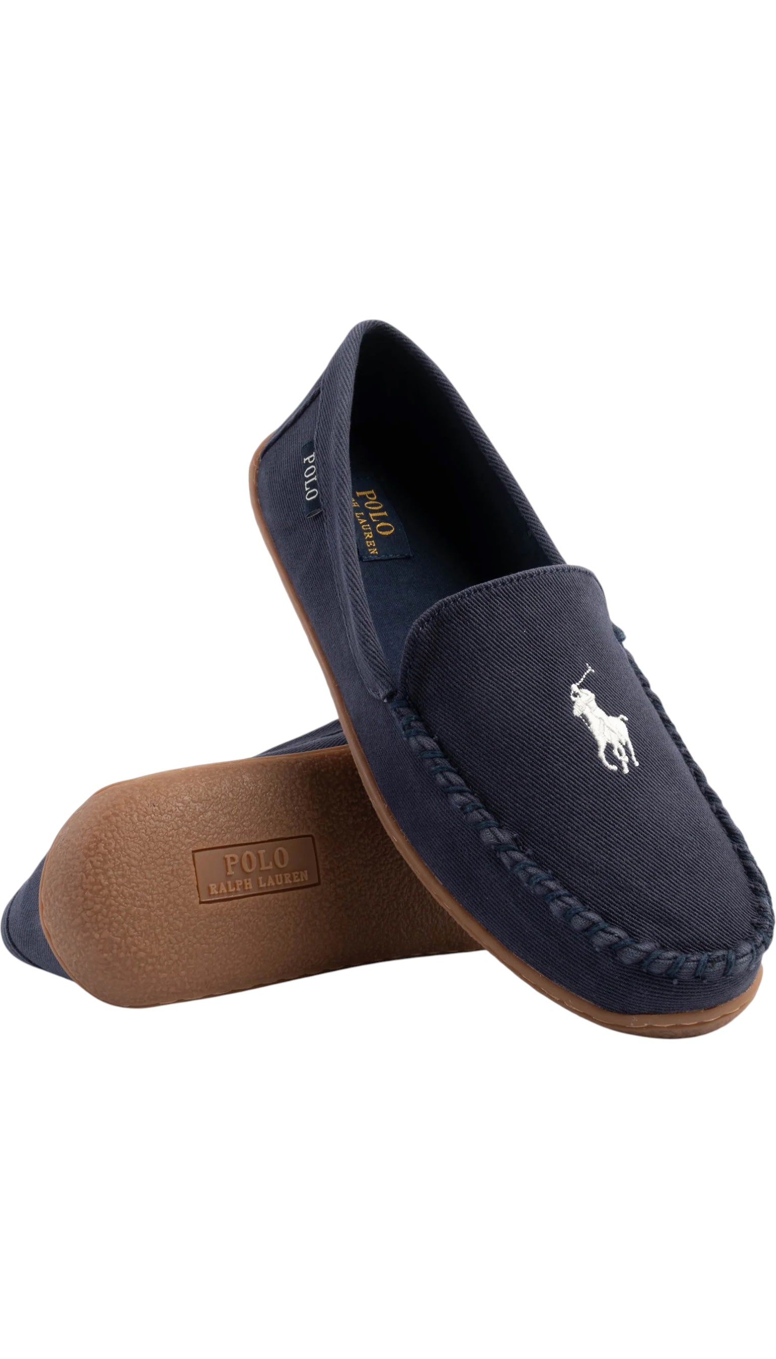 Mocasin pentru bărbați Brenan ds bleumarin/alb Ralph Lauren