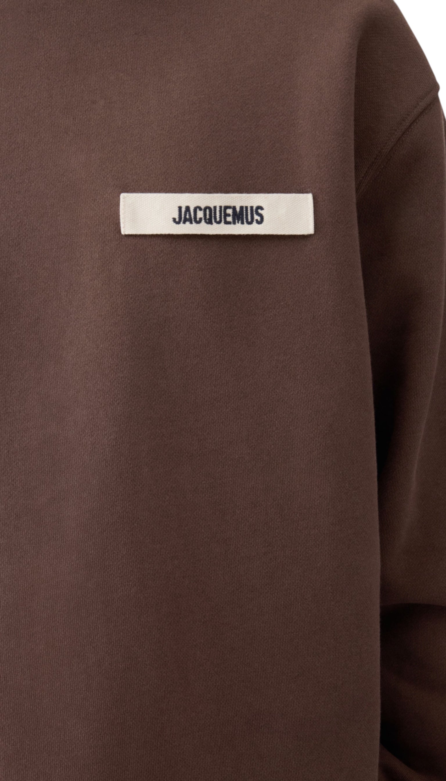 Sweatshirt unisexe Jacquemus  Gros Grain dark brown