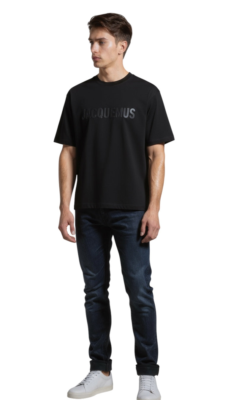 T-shirt homme  Typo black Jacquemus