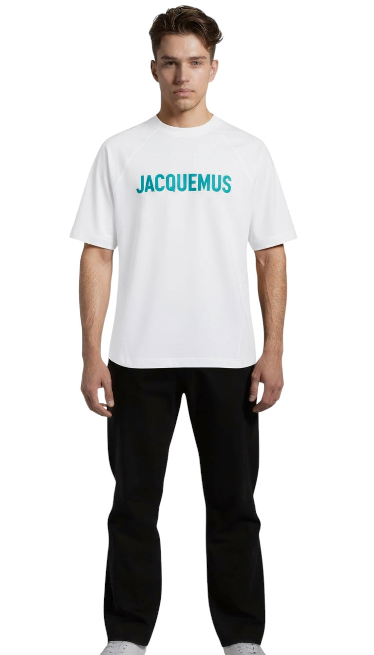 T-shirt homme  Typo multi-white Jacquemus