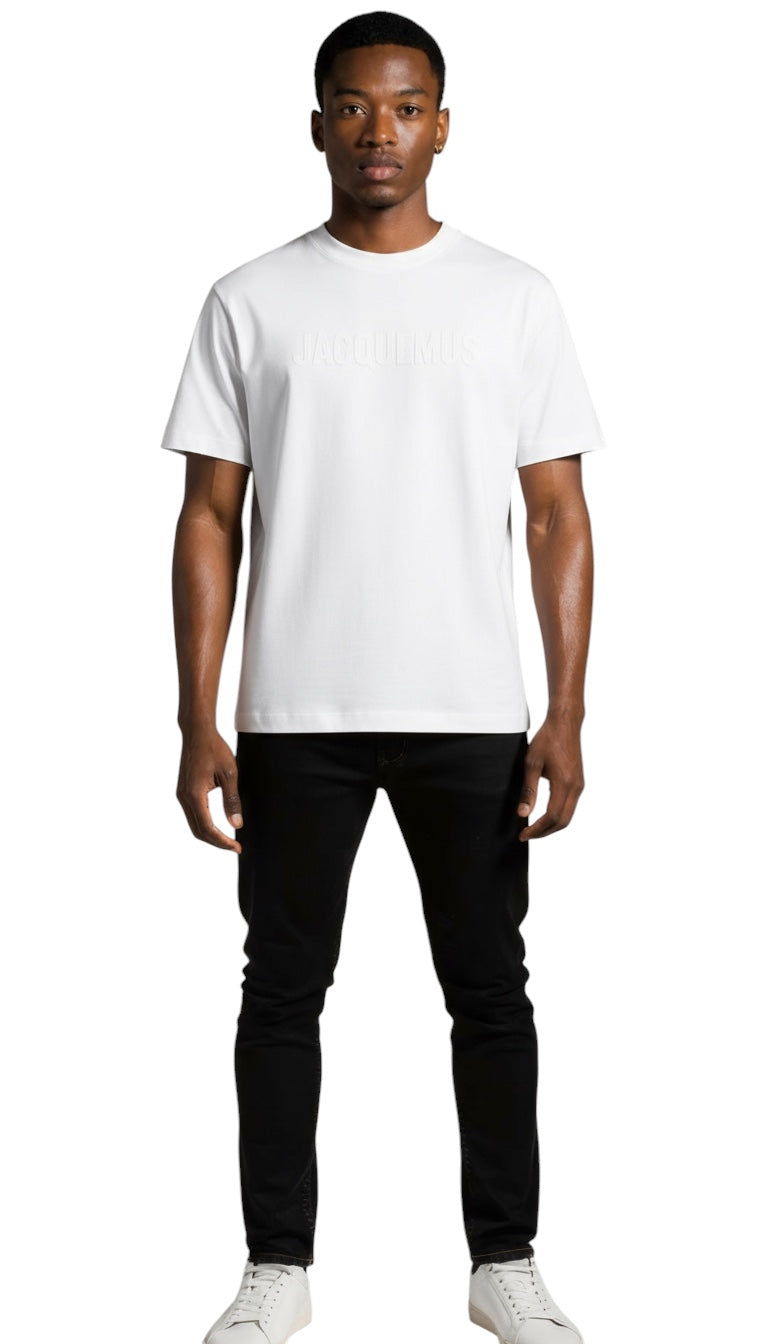 T-shirt homme  Typo white Jacquemus