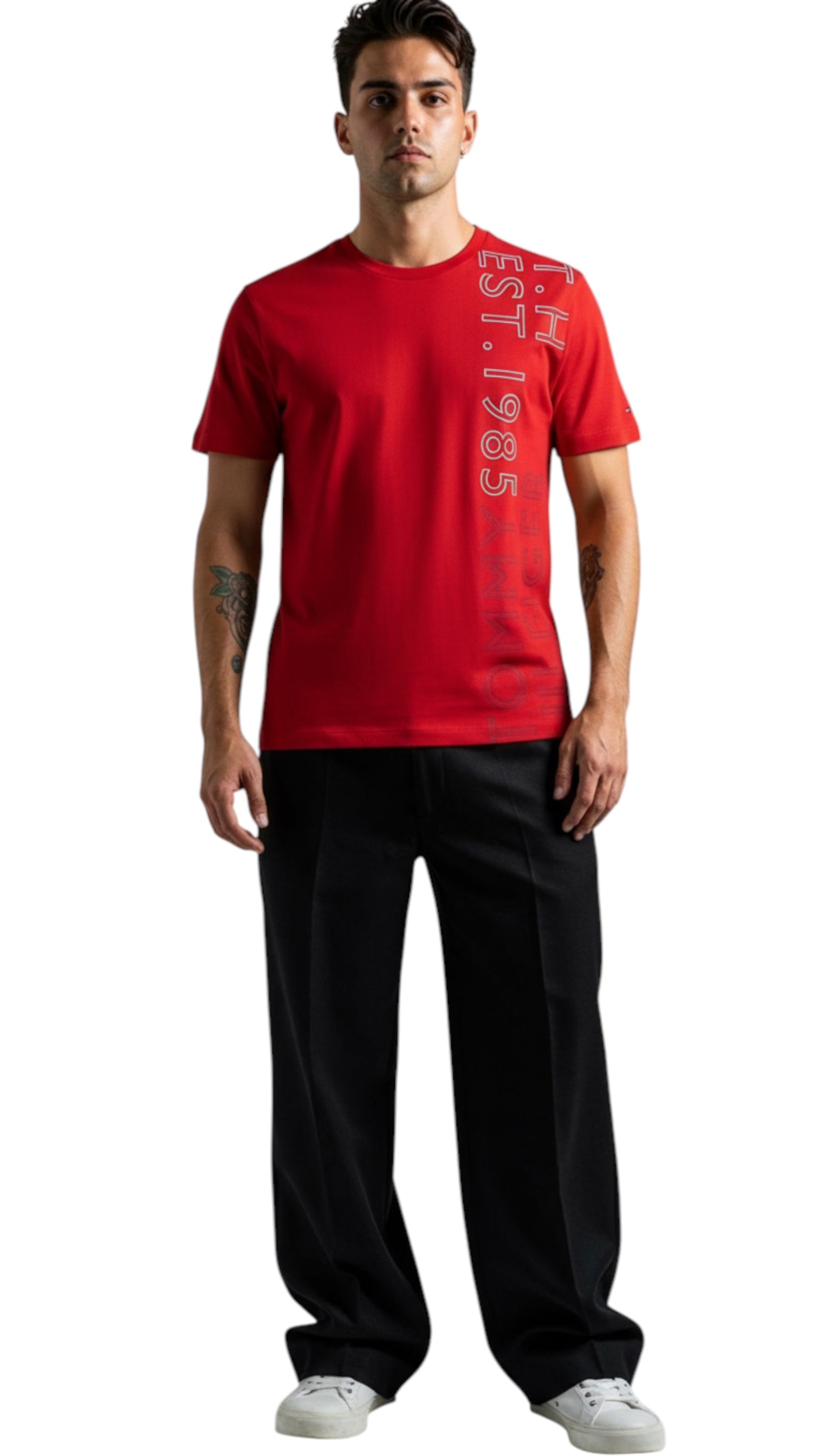 T-Shirt homme Tommy Hilfiger rouge