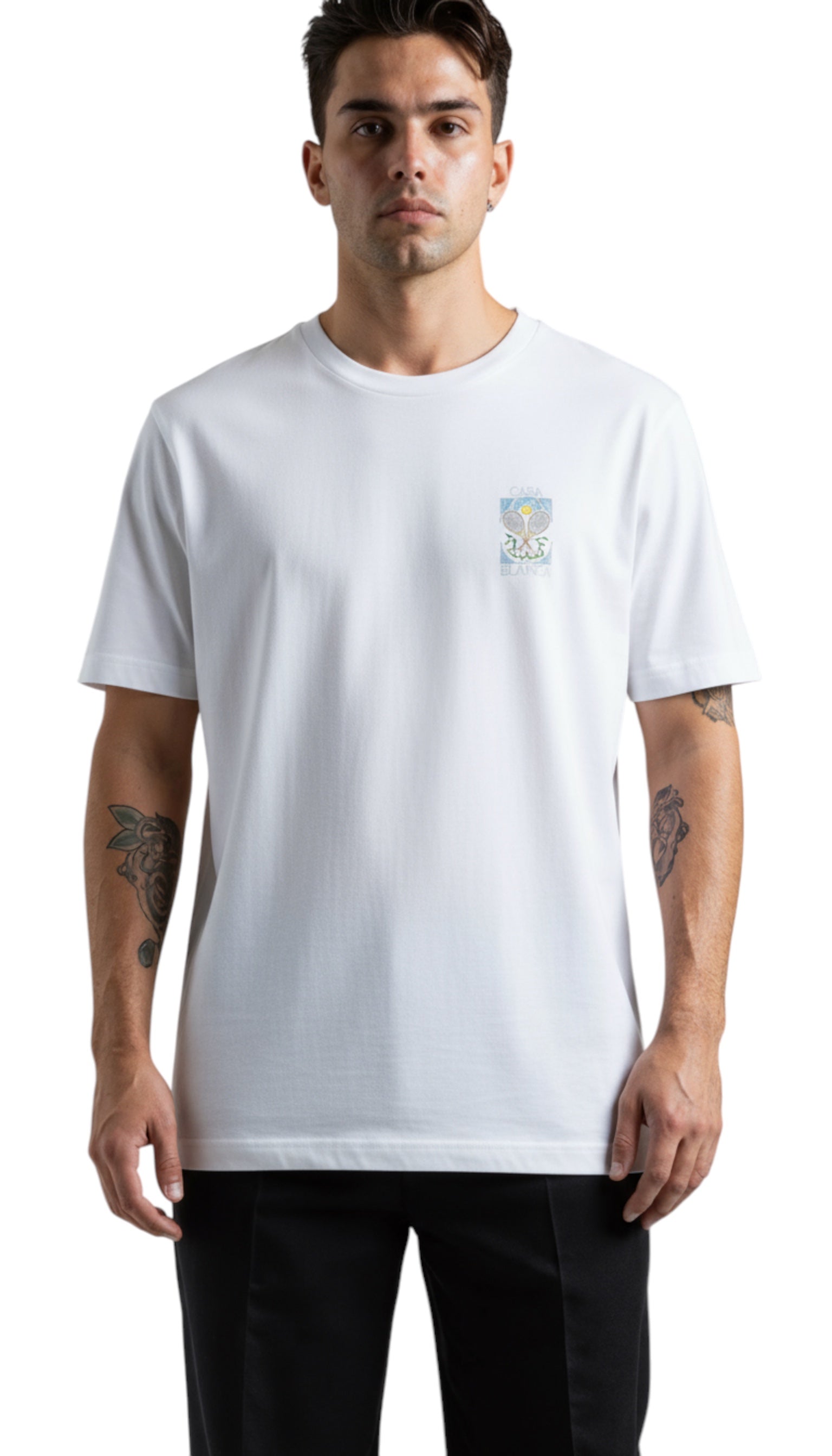 T-shirt homme White Tennis Pastelle Casablanca