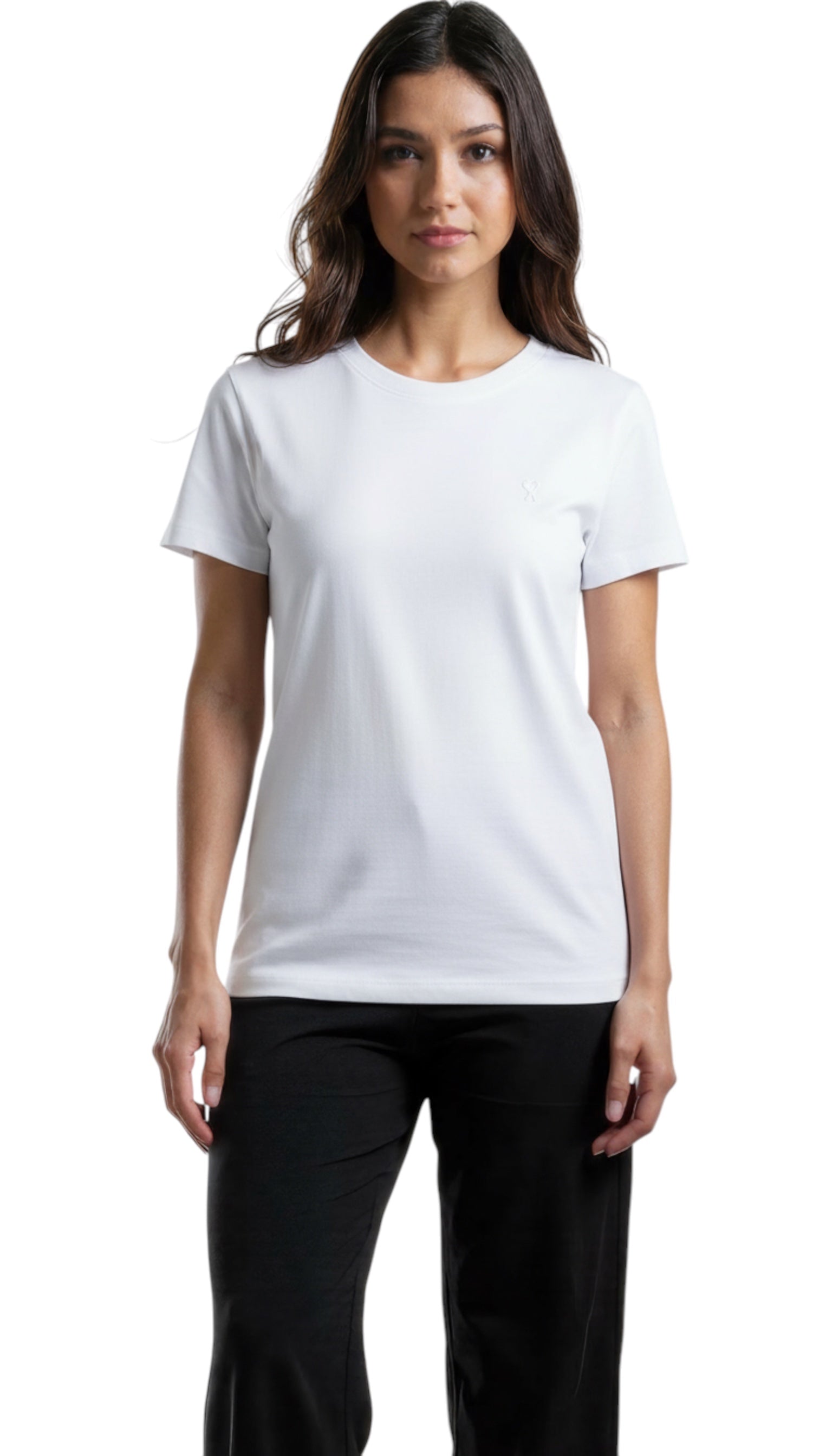 T-shirt unisexe  ami de coeur en coton biologique blanc