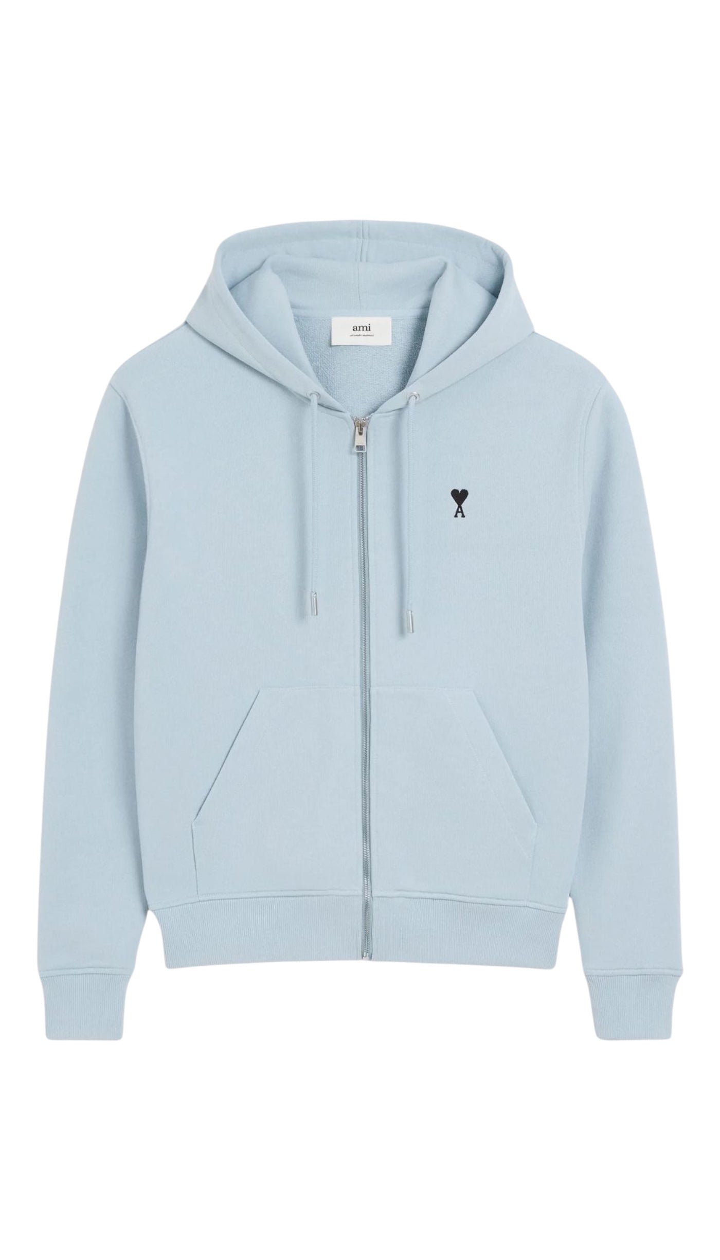 Hoodie Zippé Ami de coeur Bleu Ciel