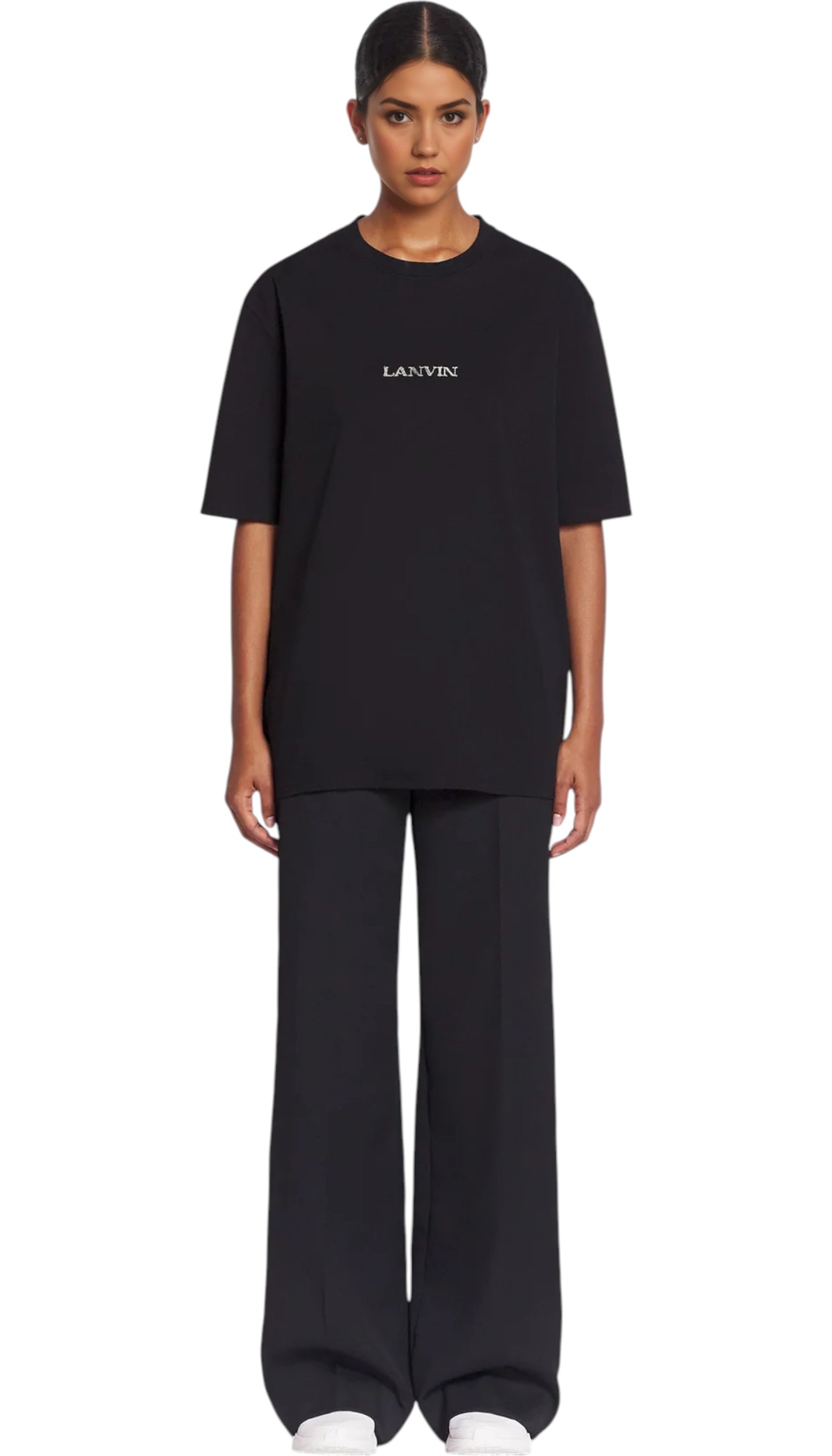 T-Shirt unisexe Lanvin noir