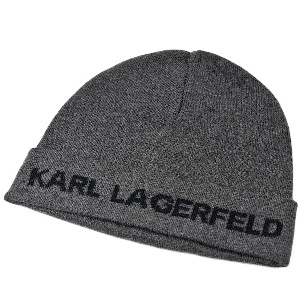 Bonnet unisexe Karl Lagerfeld gris