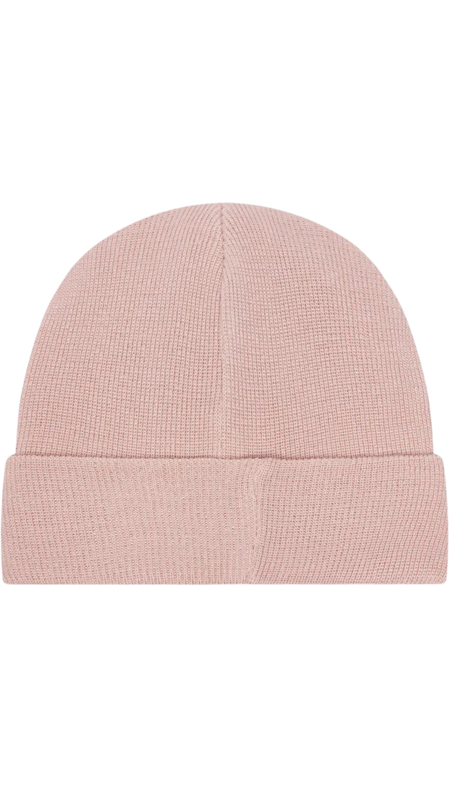 Guess baby girl's salmon-colored beanie