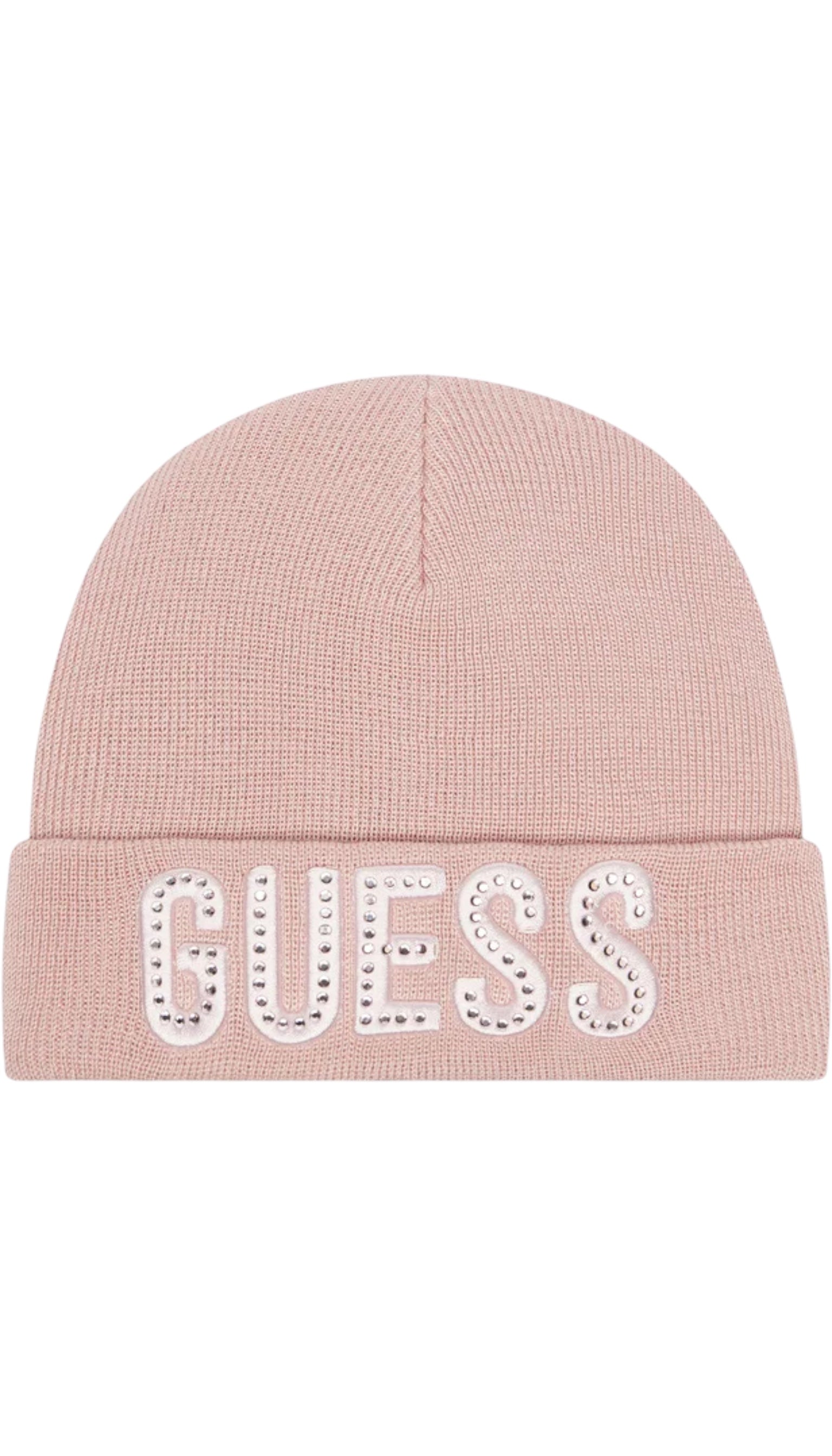 Bonnet fille Guess bébé saumon