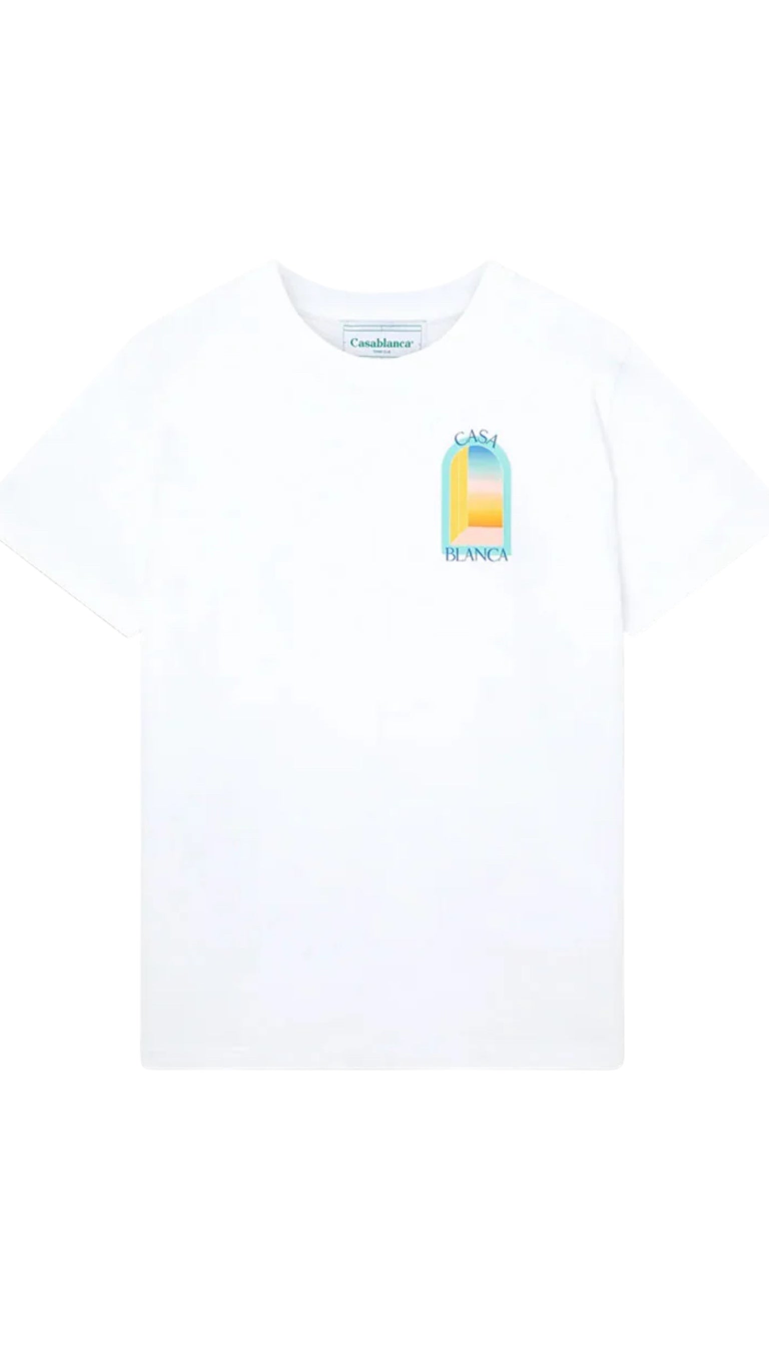 Tricou pentru bărbați alb L'Arc colore Casablanca