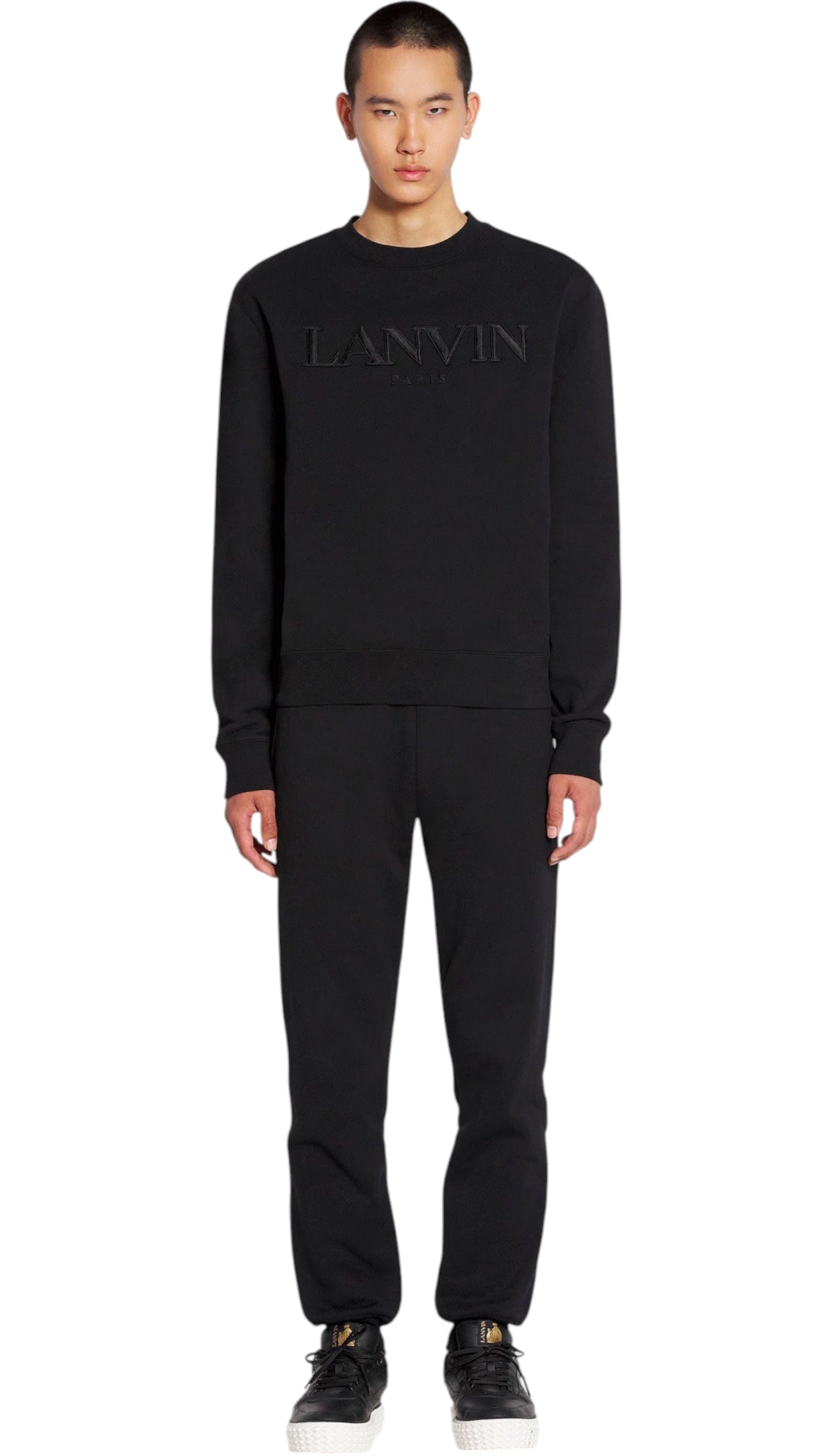 Sweatshirt unisexe Lanvin noir