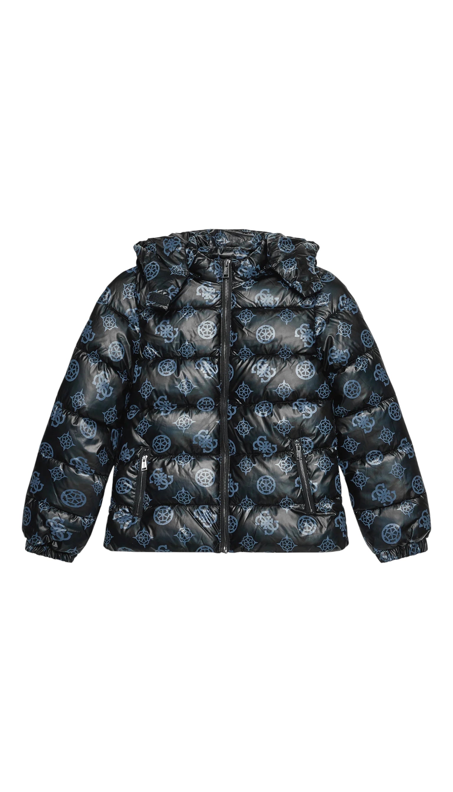 Guess boys' black puffer jacket