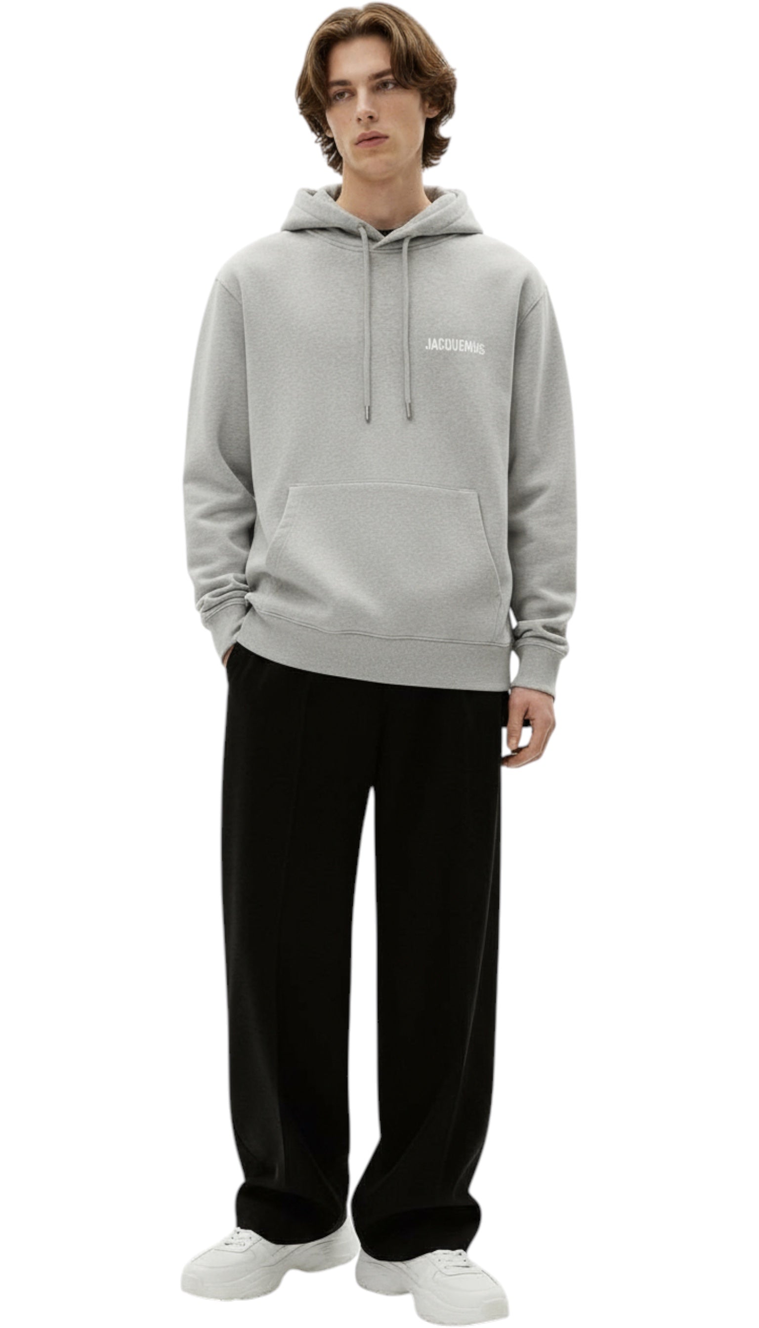 Jacquemus unisex grey hoodie