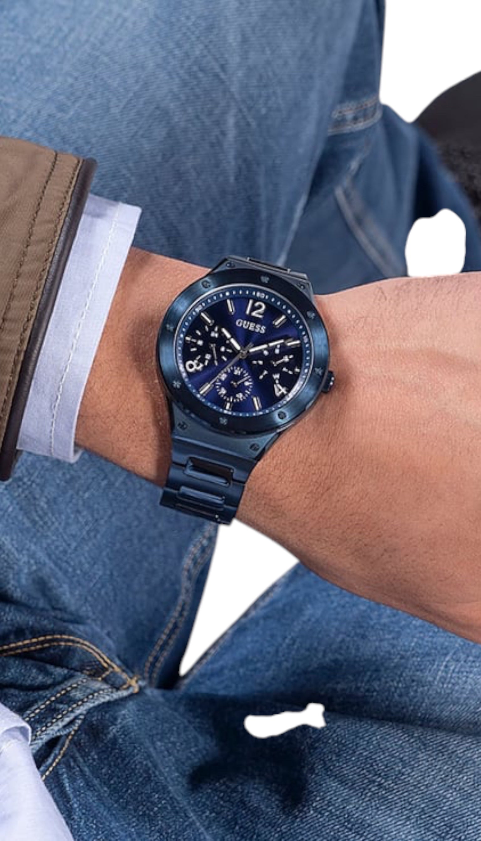 Ceas  de bărbați Guess GW0454G4 Bleumarin