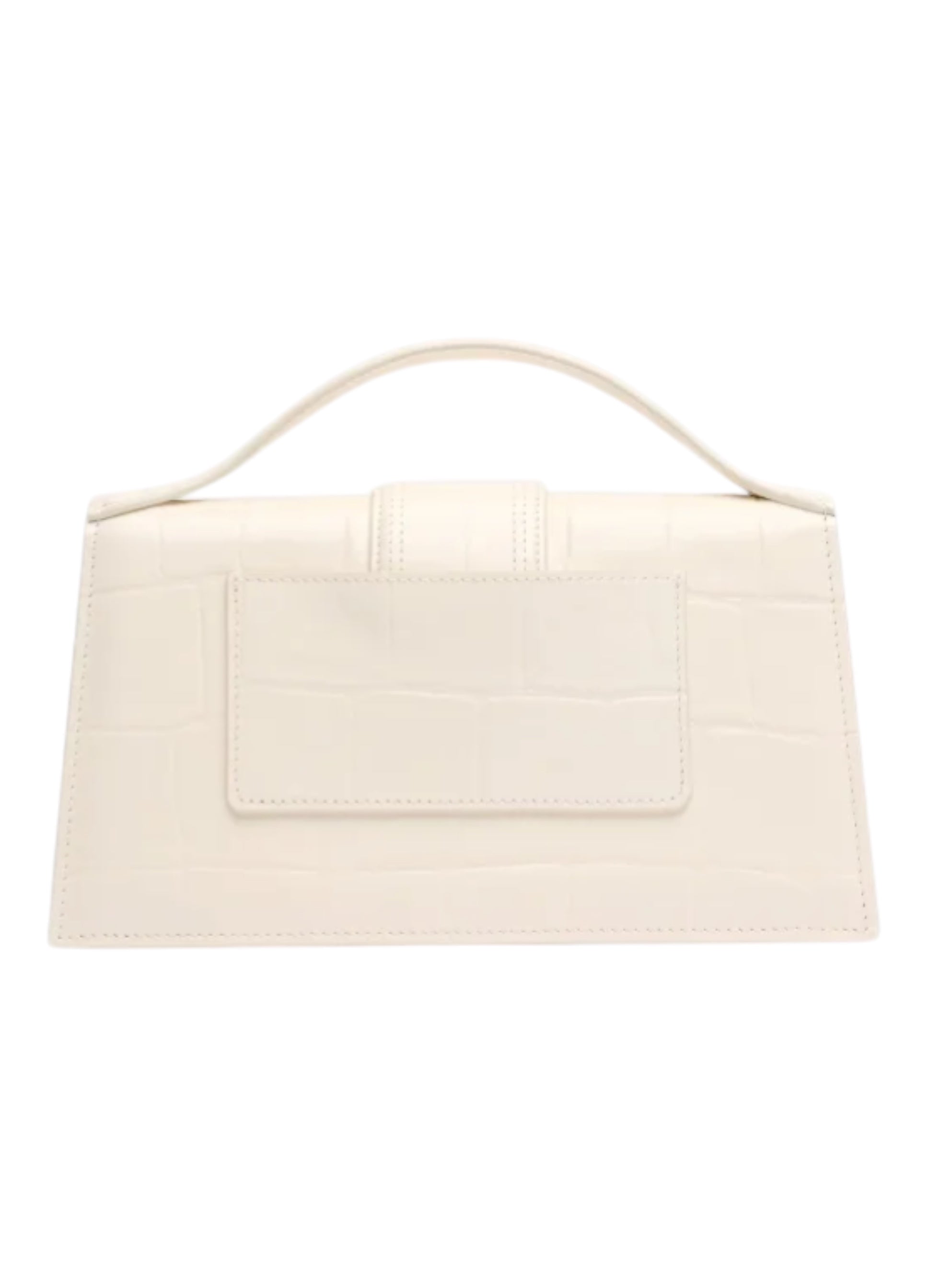 Le Grand Bambino Light Ivory Leather Handbag JACQUEMUS