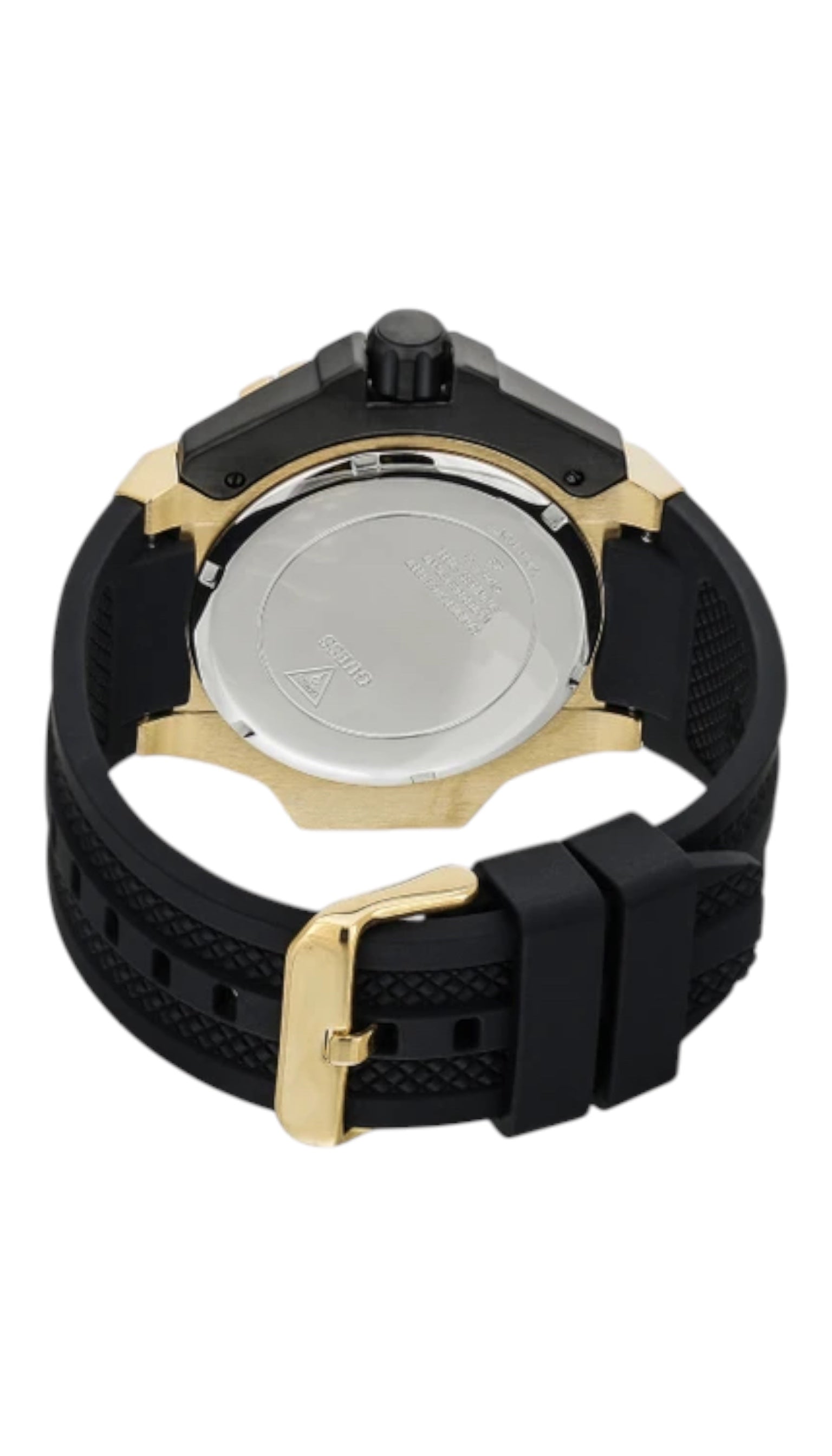 Ceas de bărbați Guess GW0515G2 Negru / Auriu