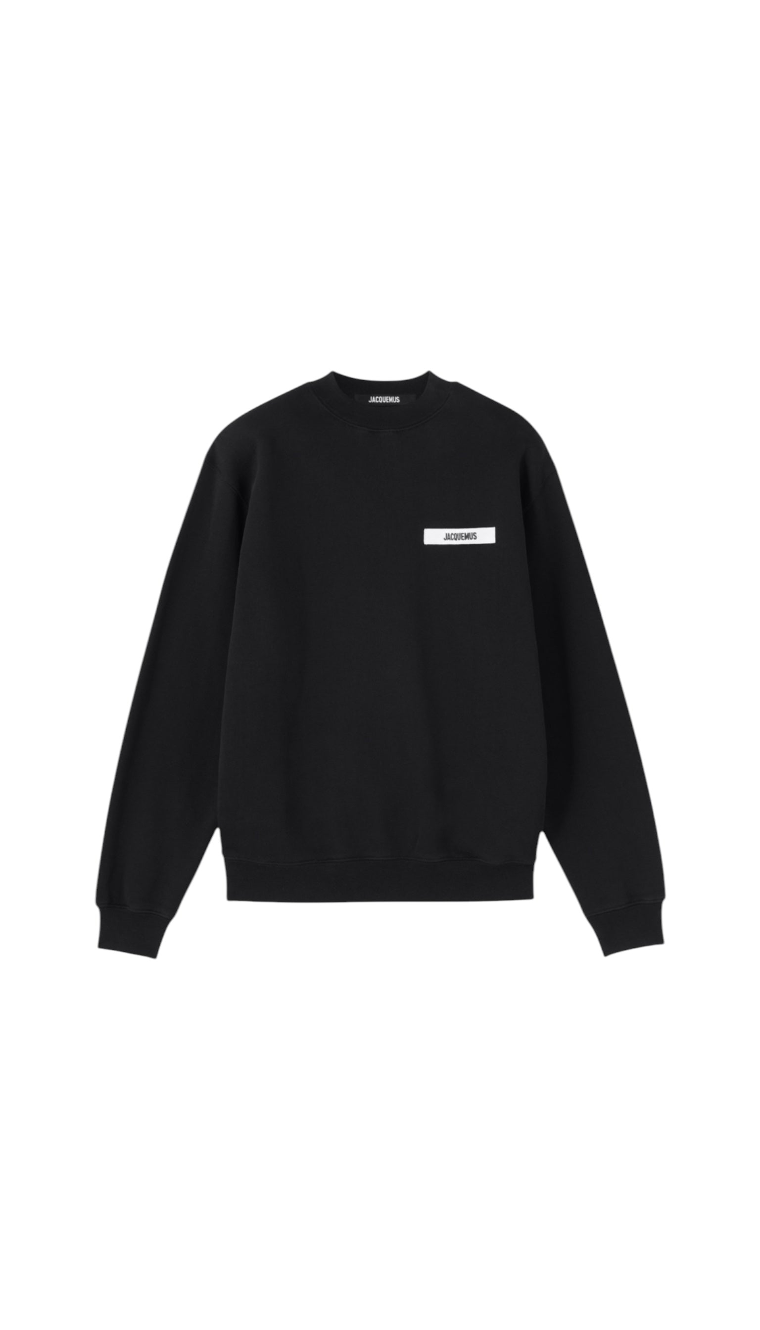 Sweatshirt unisexe Jacquemus  Gros Grain noir