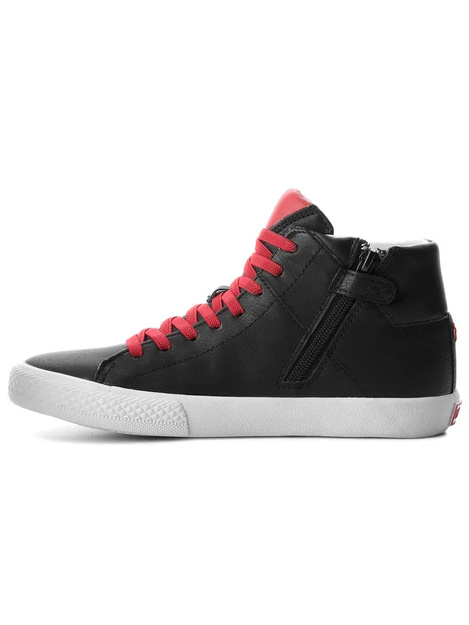 Guess boys' black high-top sneakers