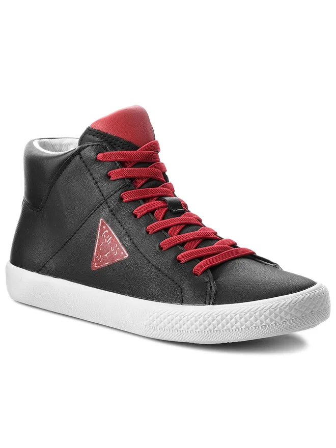 Guess boys' black high-top sneakers