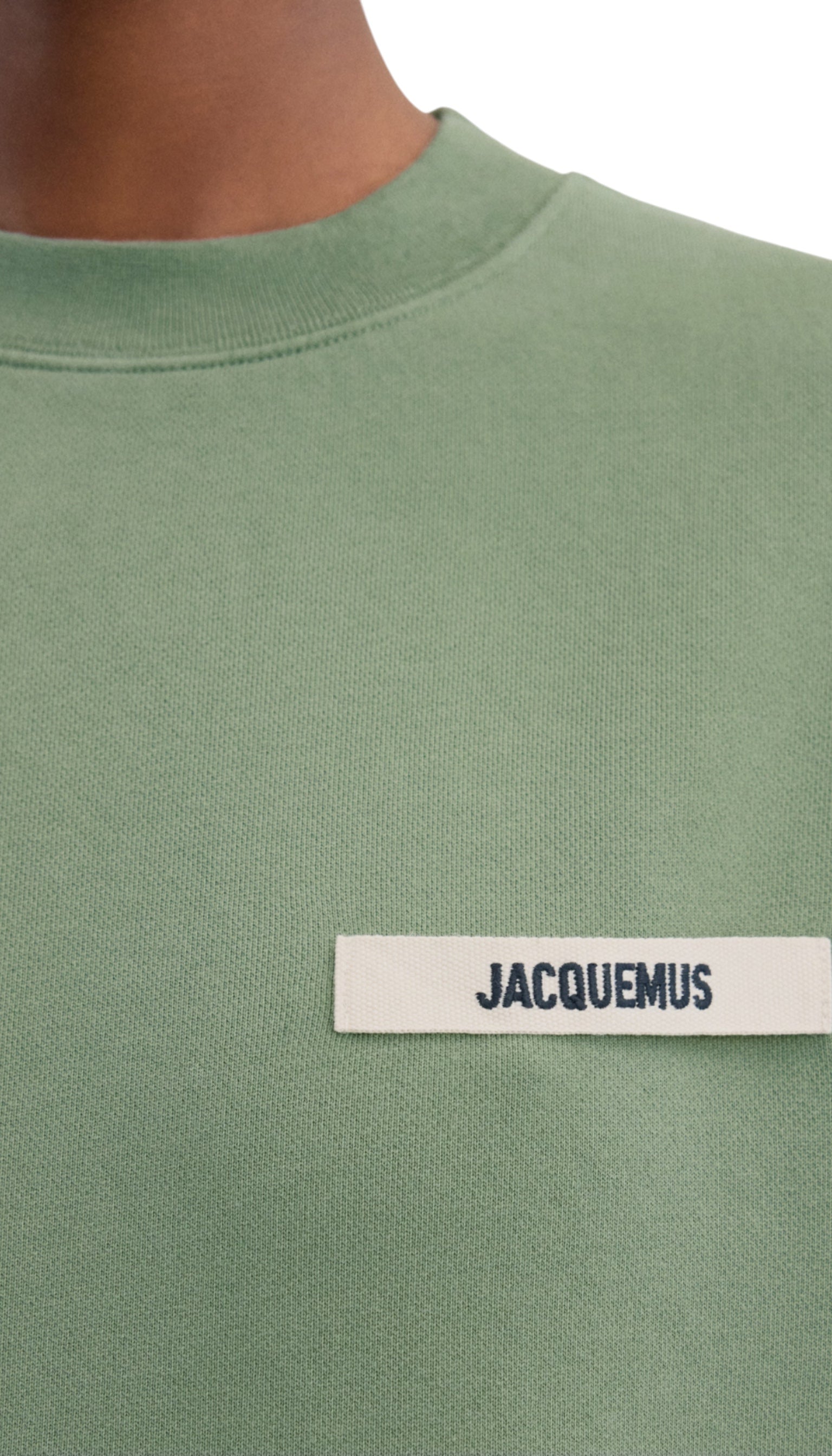 Sweatshirt unisexe Jacquemus  Gros Grain light green