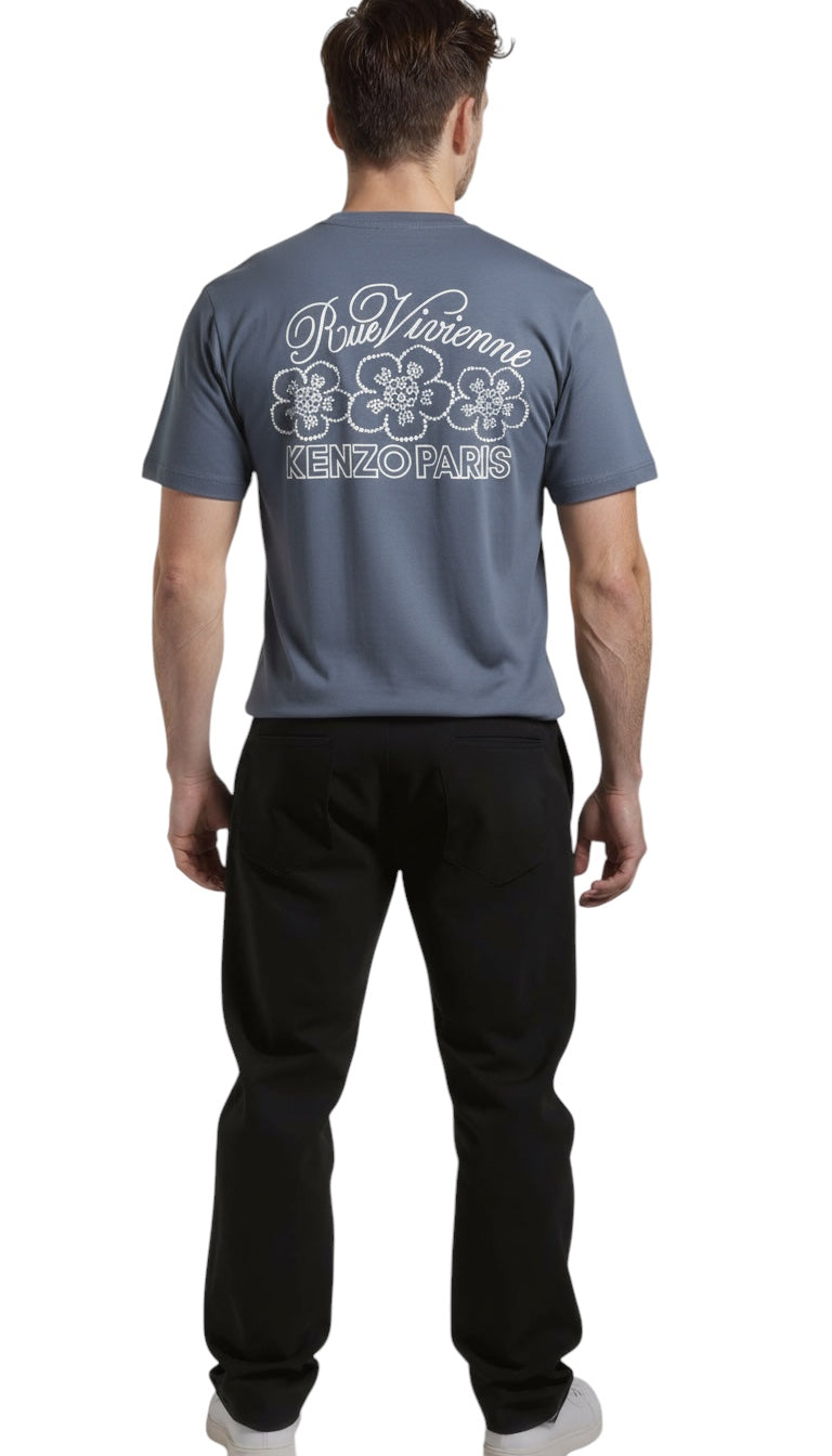 T-shirt homme Constellation Oversize Bleu  Kenzo