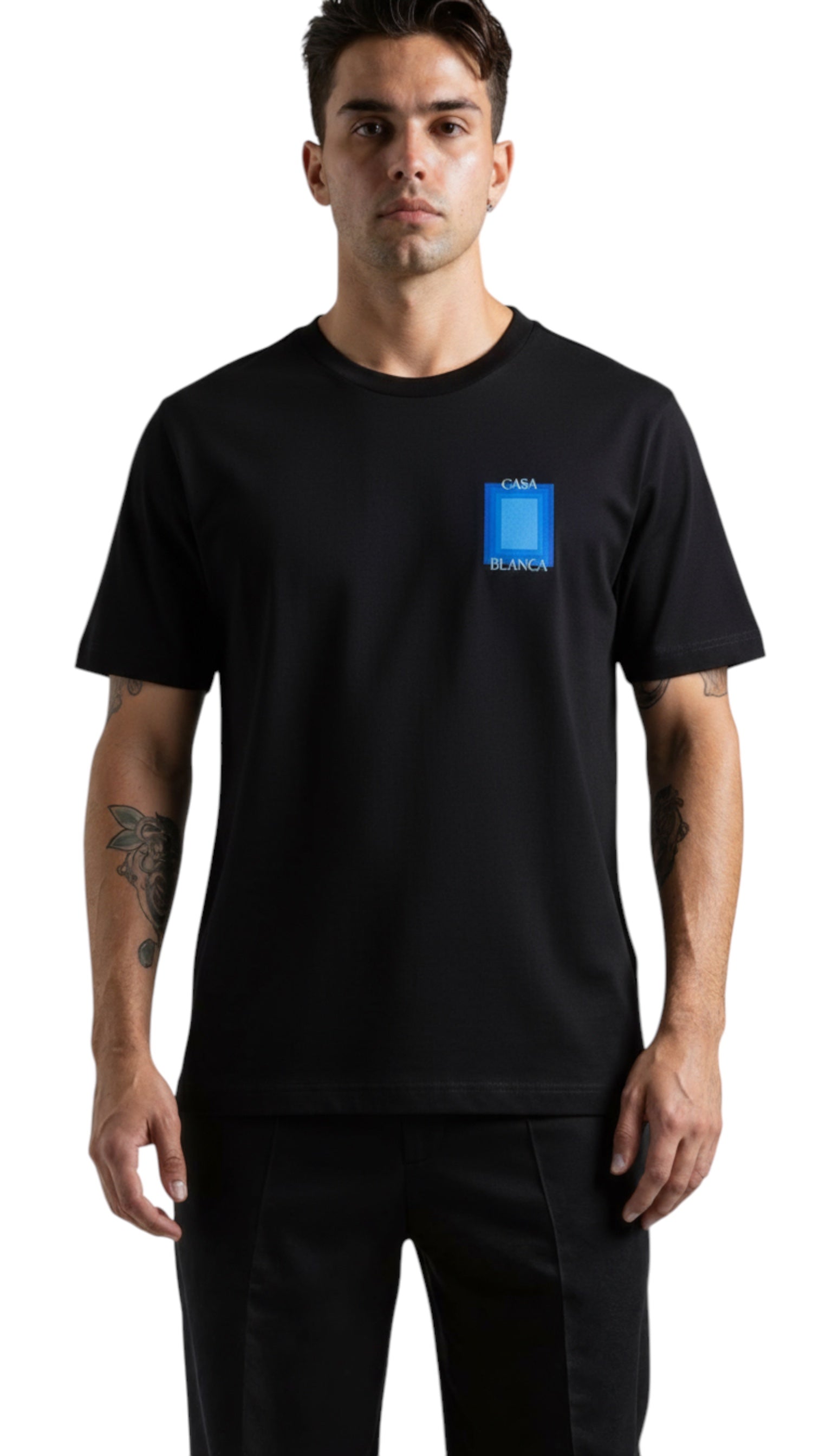 T-shirt homme Black Logo Degrade Casablanca