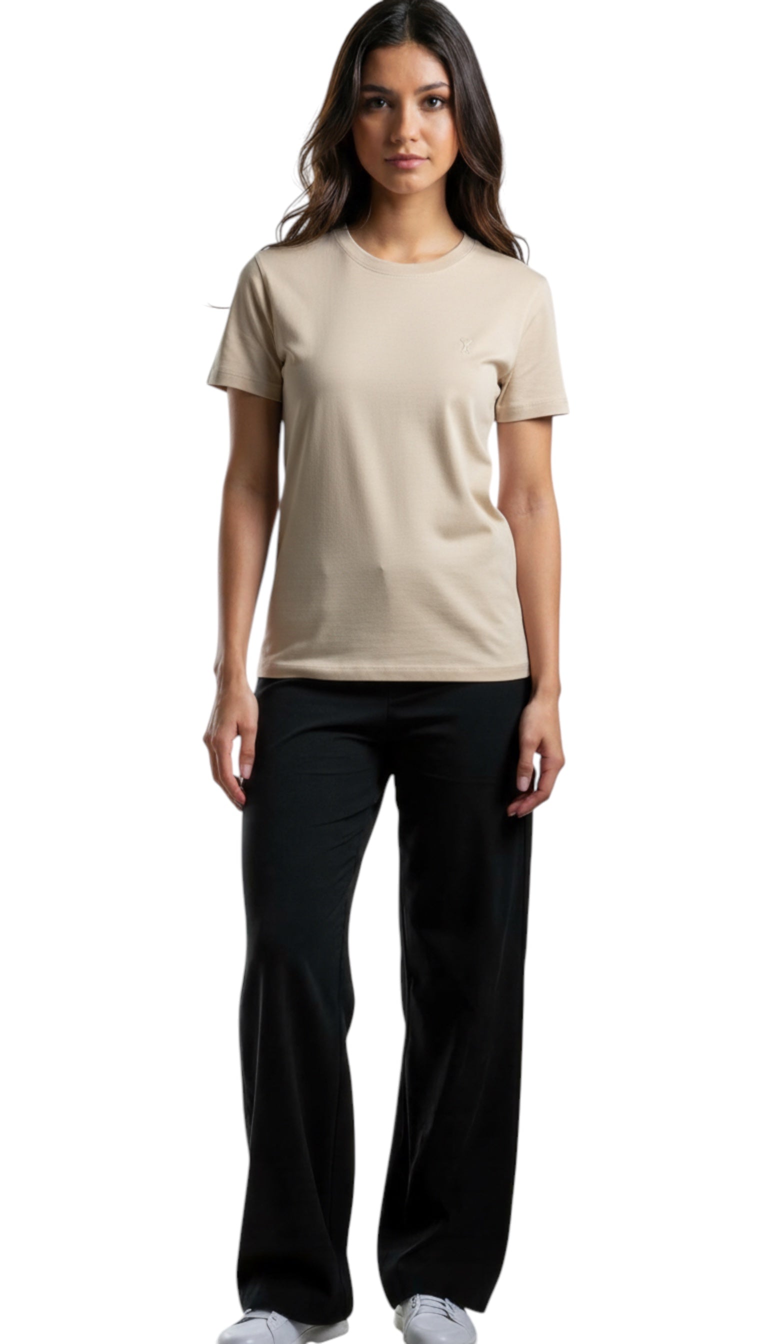 T-shirt unisexe  ami de coeur en coton biologique beige