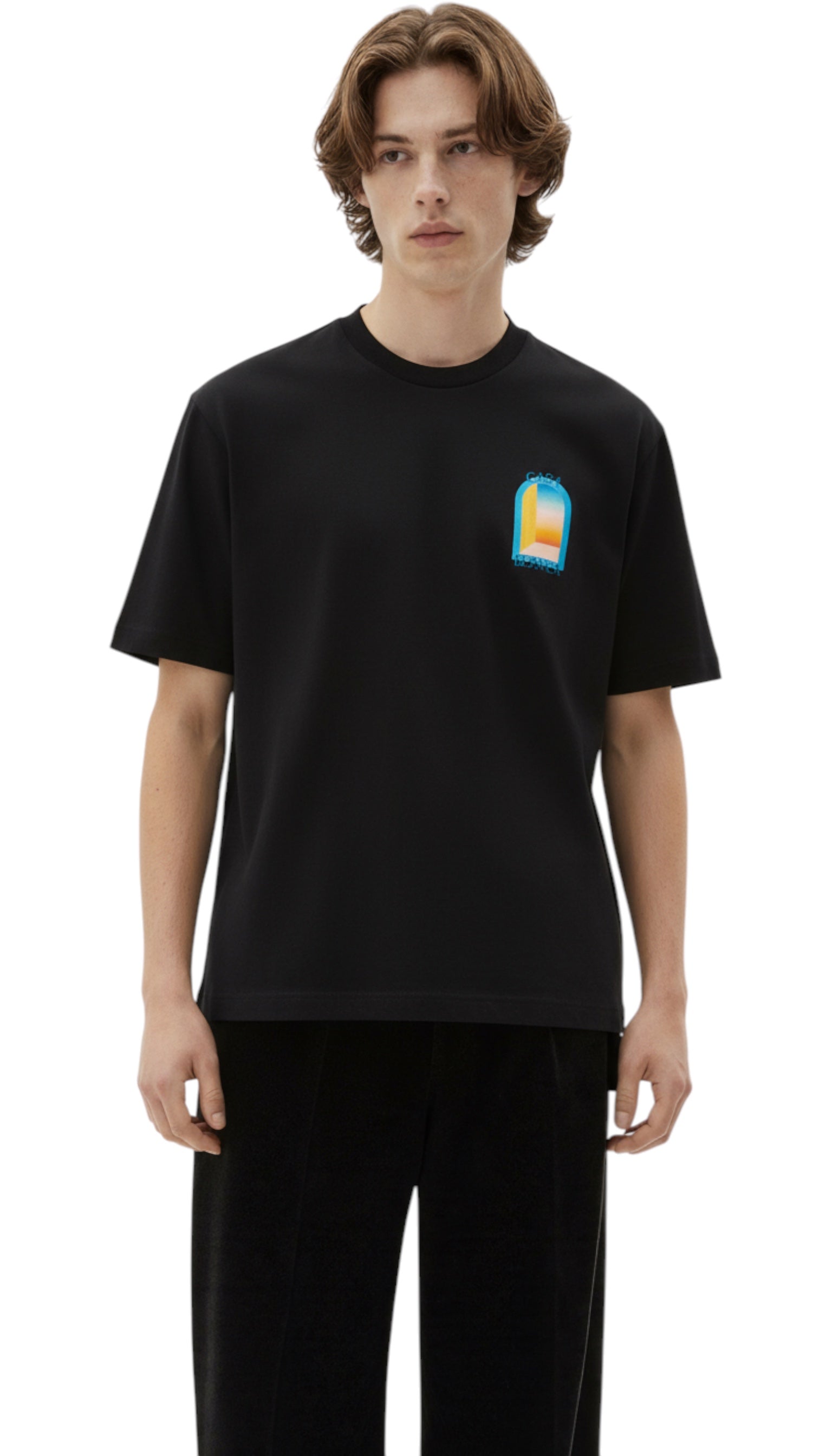 T-shirt homme Black L'Arc colore Casablanca